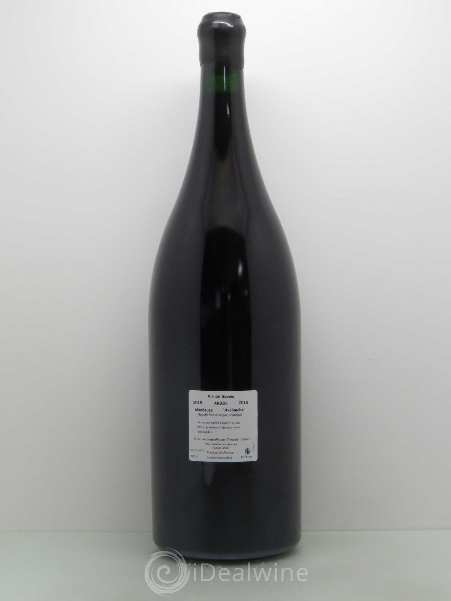 Vin de Savoie Mondeuse Avalanche - Domaine Fabien TROSSET 2015 - Lotto di 1 jéroboam - 1