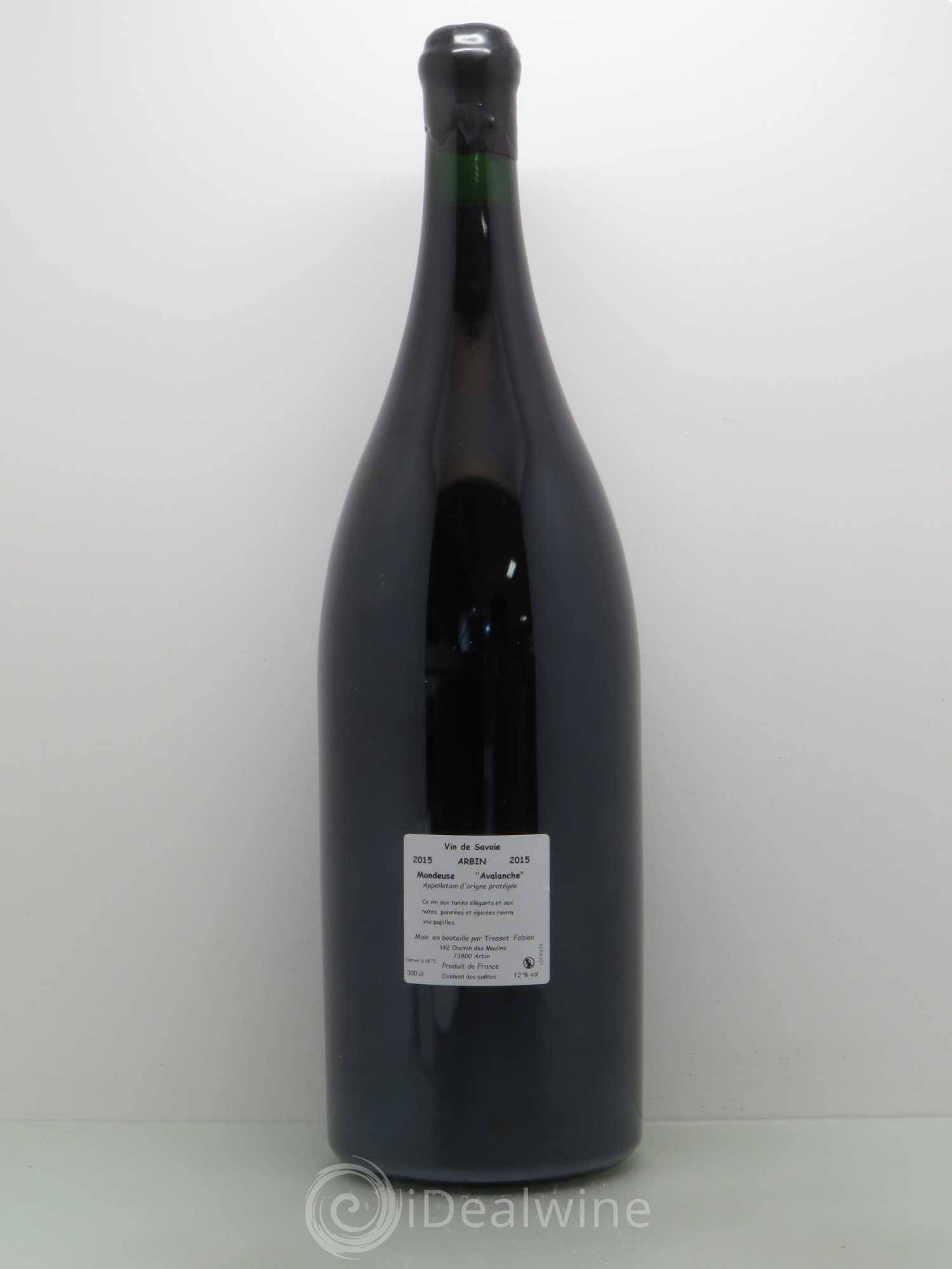 Vin de Savoie Mondeuse Avalanche - Domaine Fabien TROSSET 2015 - Lotto di 1 jéroboam - 1