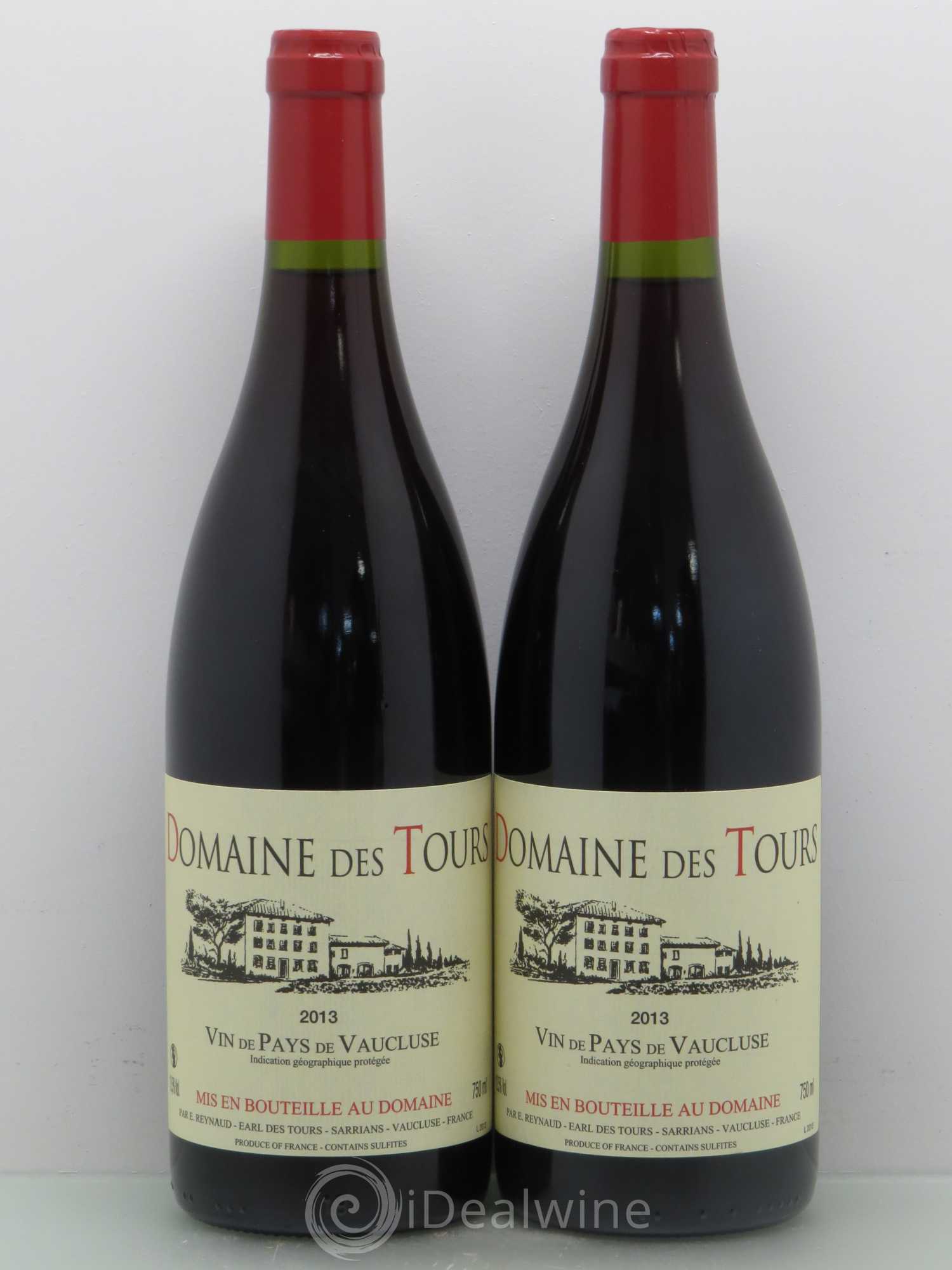 Vaucluse (Vin de Pays de Vaucluse) Domaine des Tours Emmanuel Reynaud 2013 - Lot de 4 bouteilles - 2