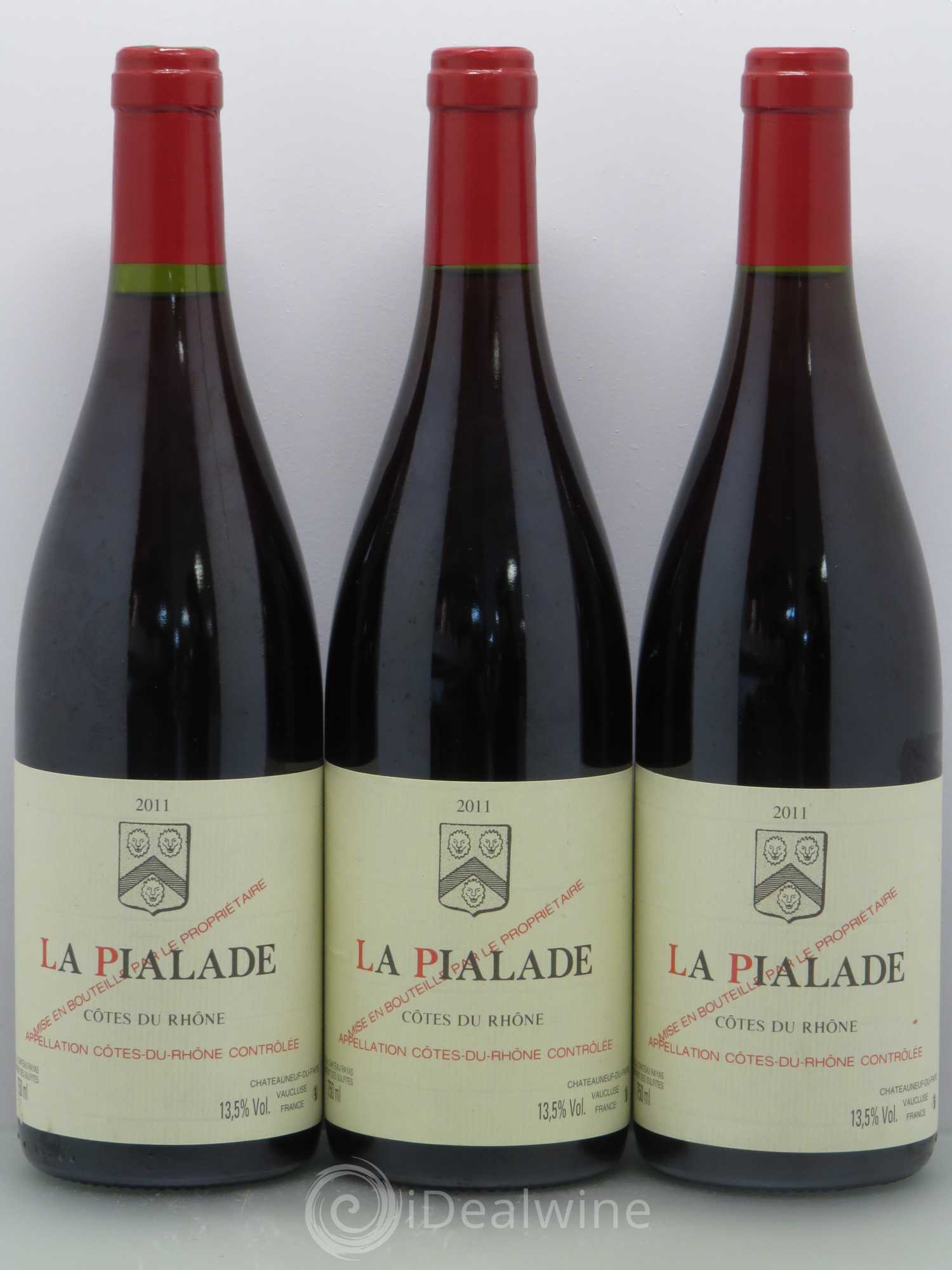 Côtes-du-Rhône La Pialade Emmanuel Reynaud 2011 - Lot de 3 bouteilles - 0