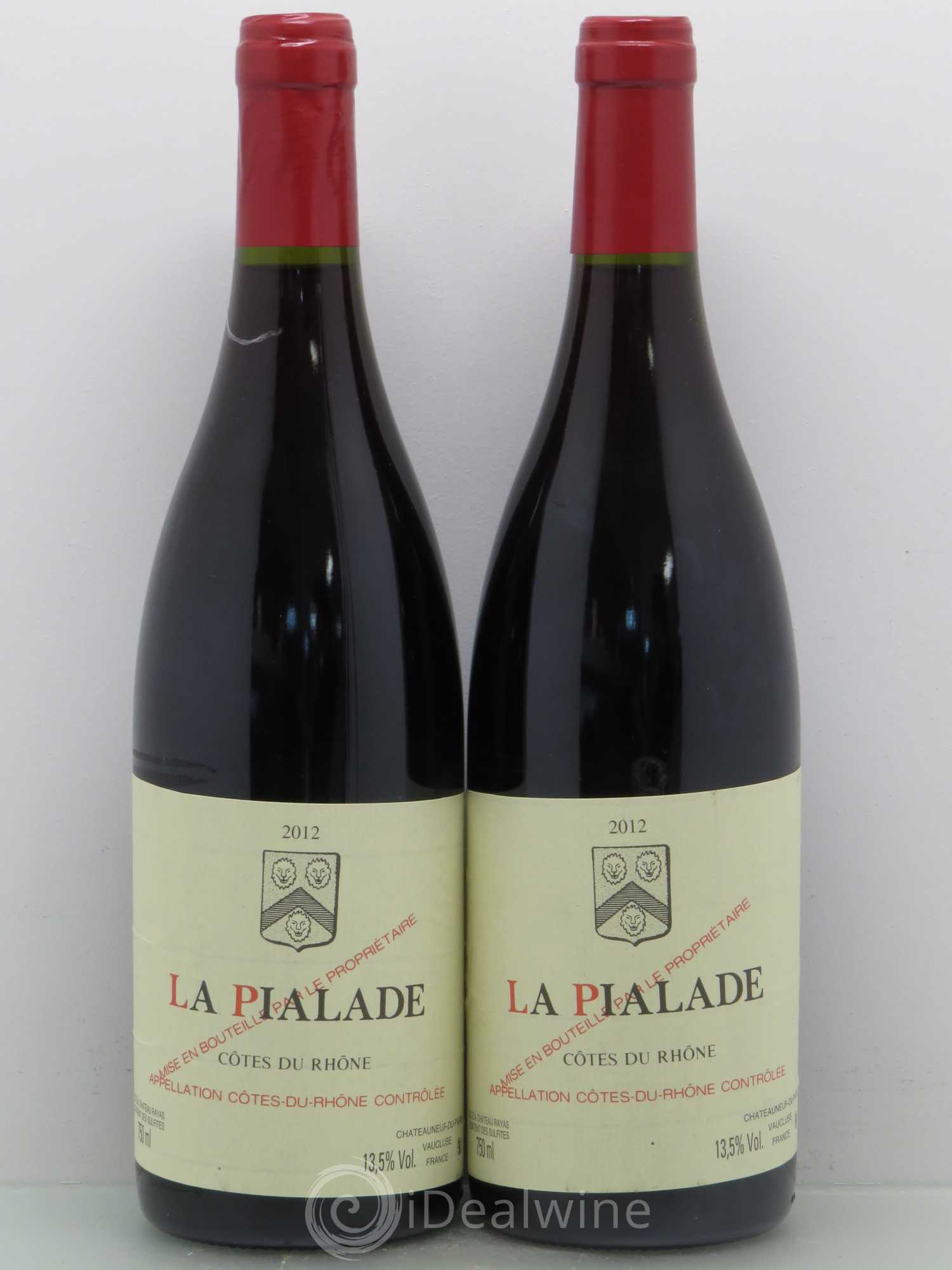 Côtes-du-Rhône La Pialade Emmanuel Reynaud 2012 - Lot de 2 bouteilles - 0