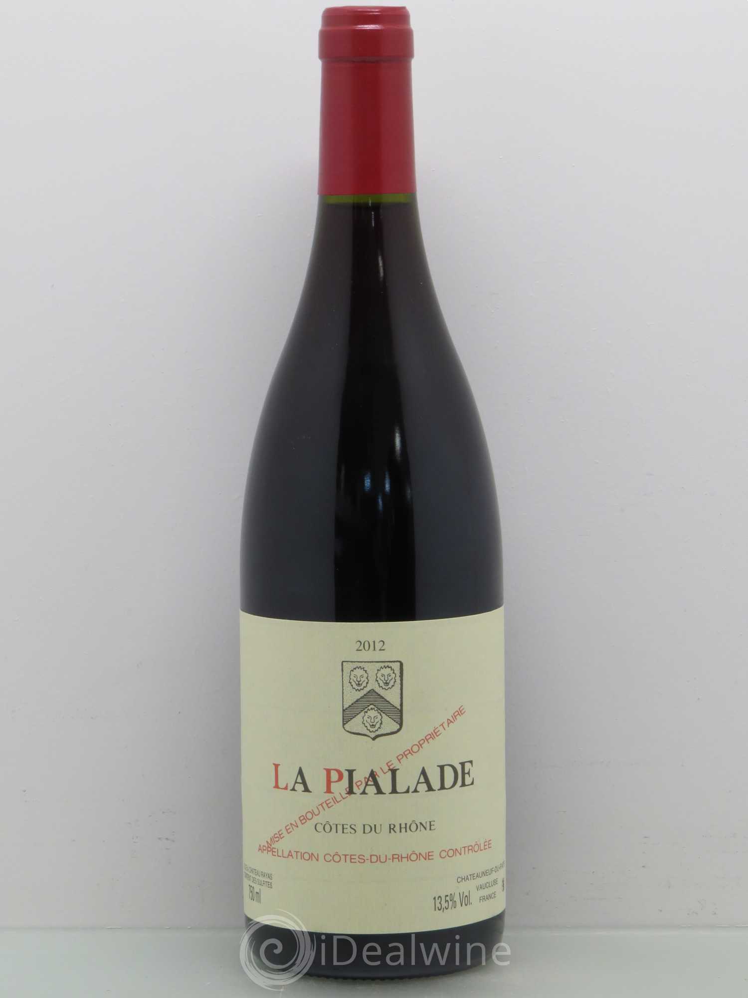 Côtes-du-Rhône La Pialade Emmanuel Reynaud 2012 - Lot de 1 bouteille - 0