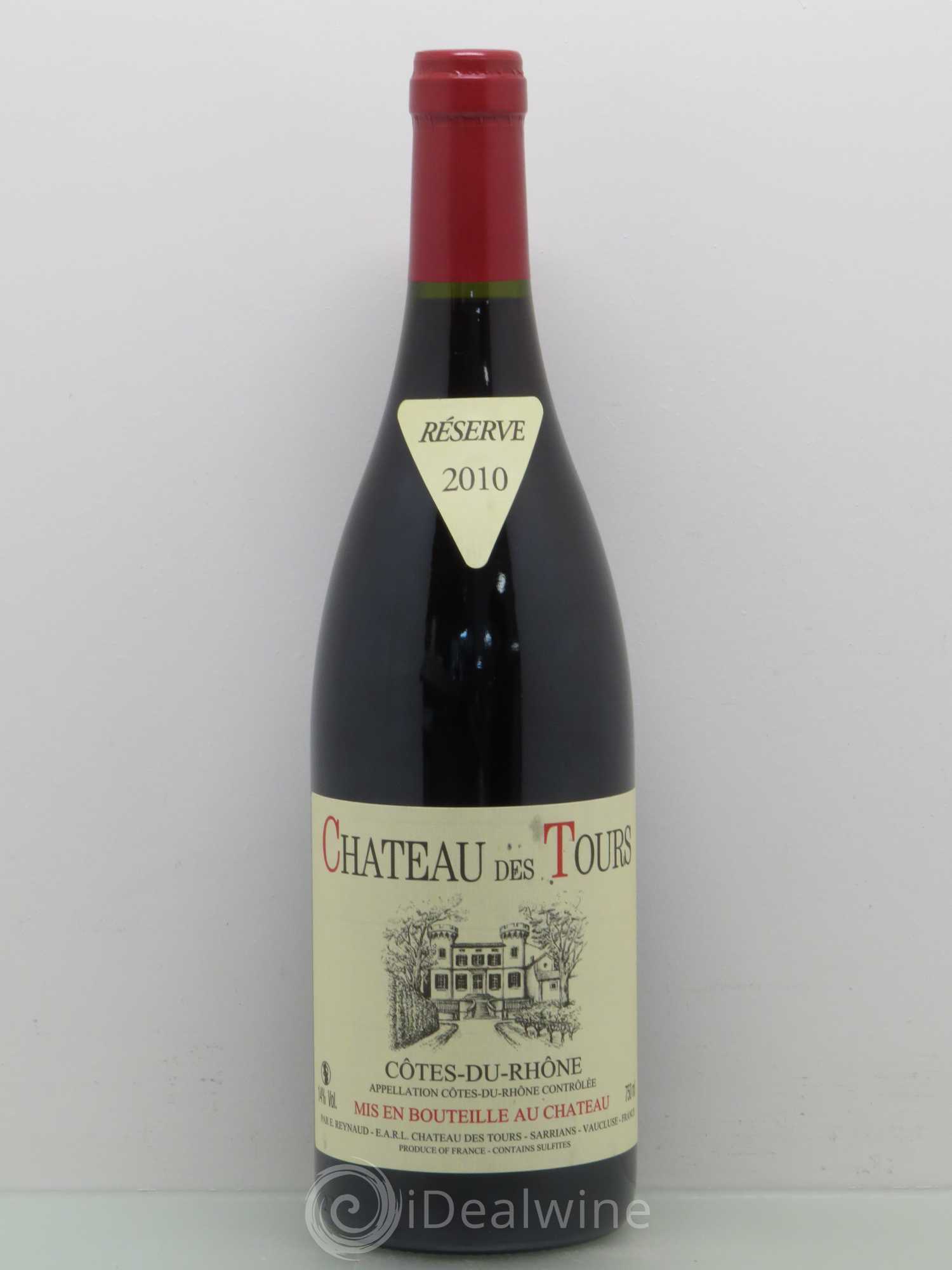 Côtes-du-Rhône Château des Tours Emmanuel Reynaud 2010 - Lot de 1 bouteille - 0