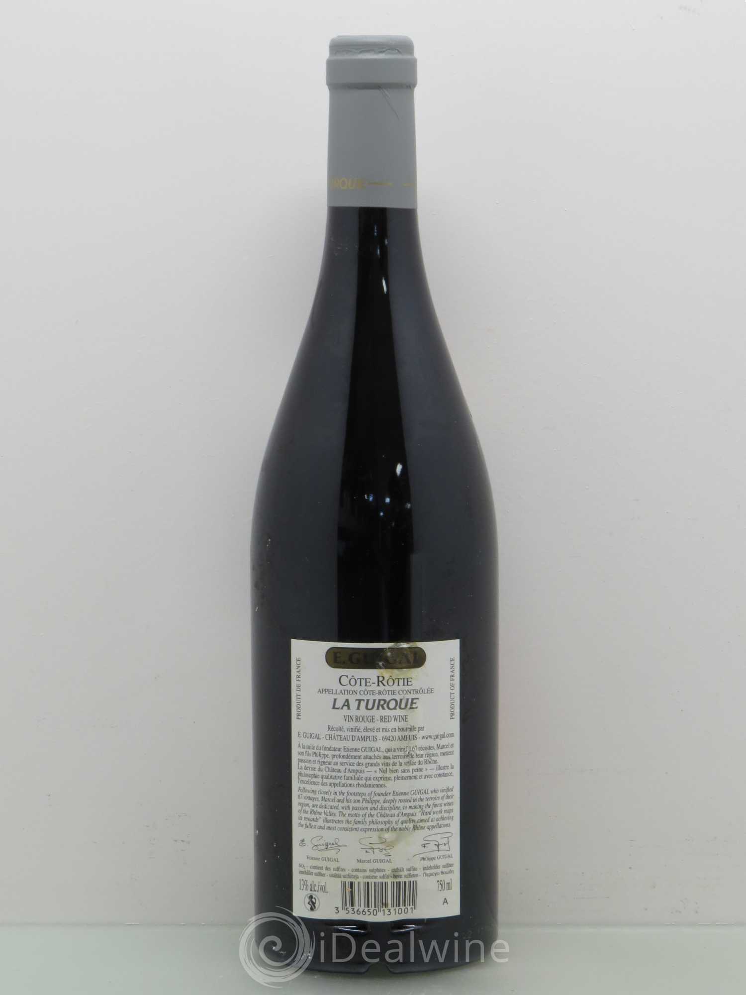 Côte-Rôtie La Turque Guigal 2007 - Lot de 1 bouteille - 1