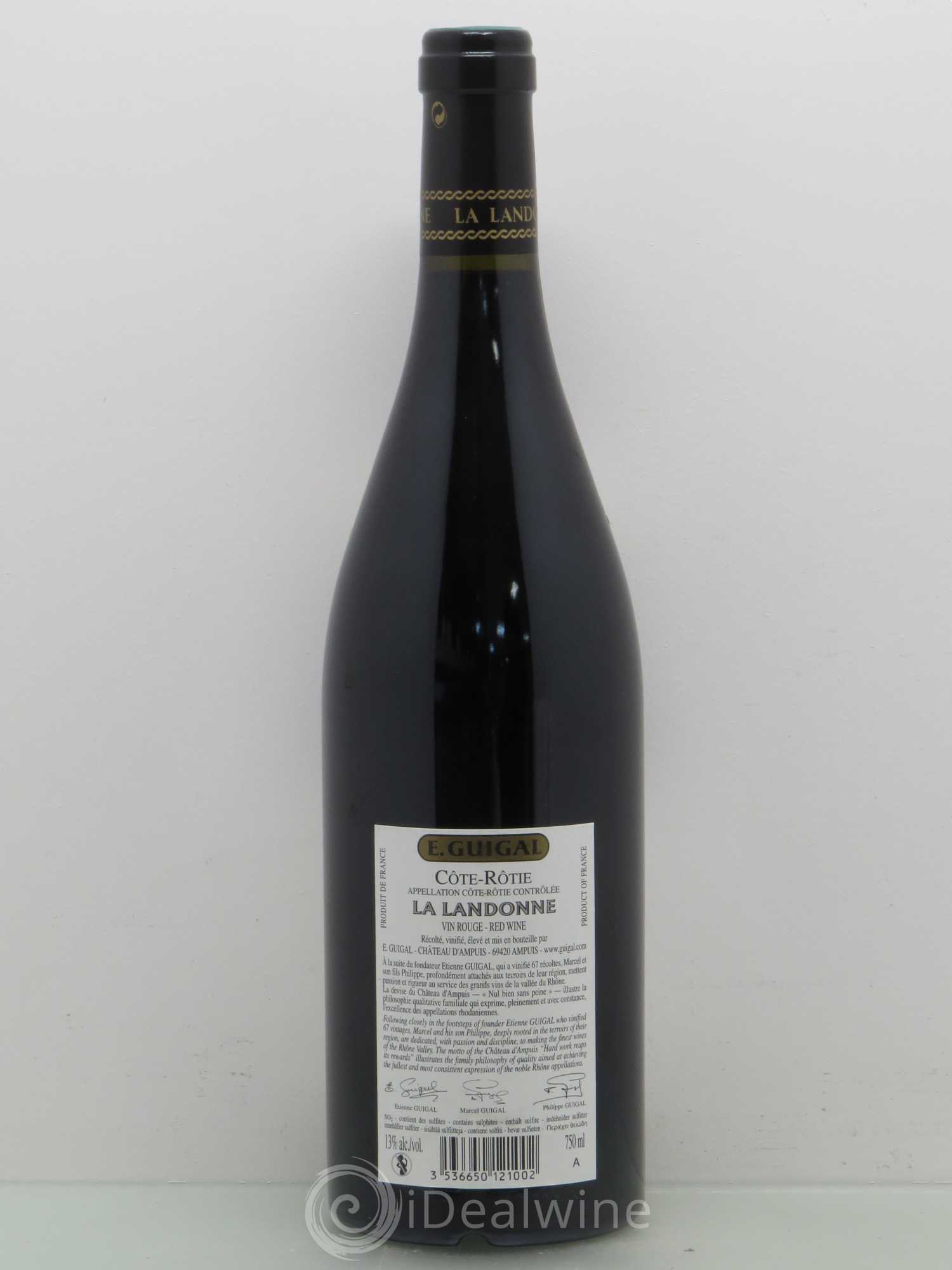 Côte-Rôtie La Landonne Guigal 2009 - Lot de 1 bouteille - 1