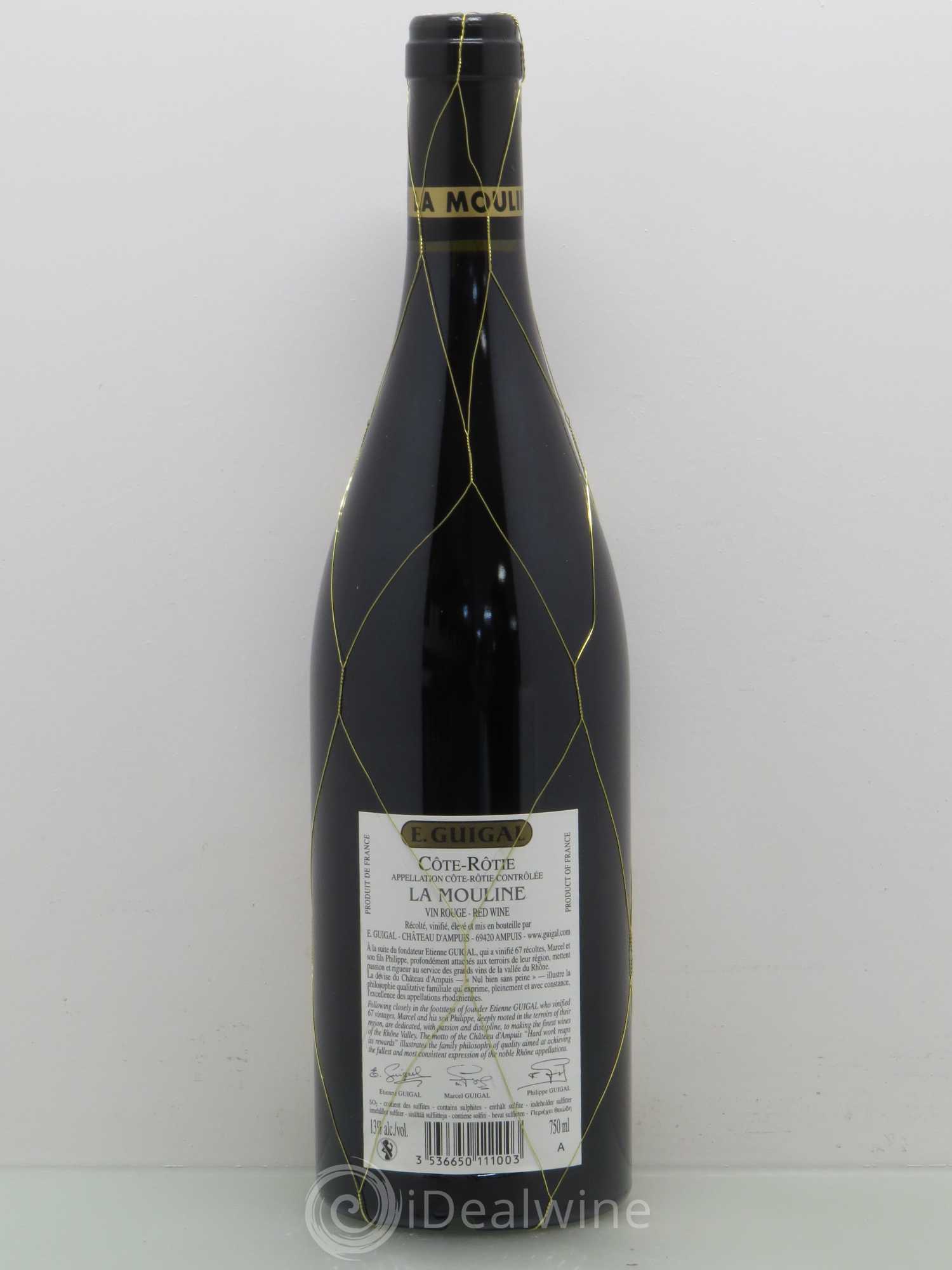 Côte-Rôtie La Mouline Guigal 2009 - Lot de 1 bouteille - 1