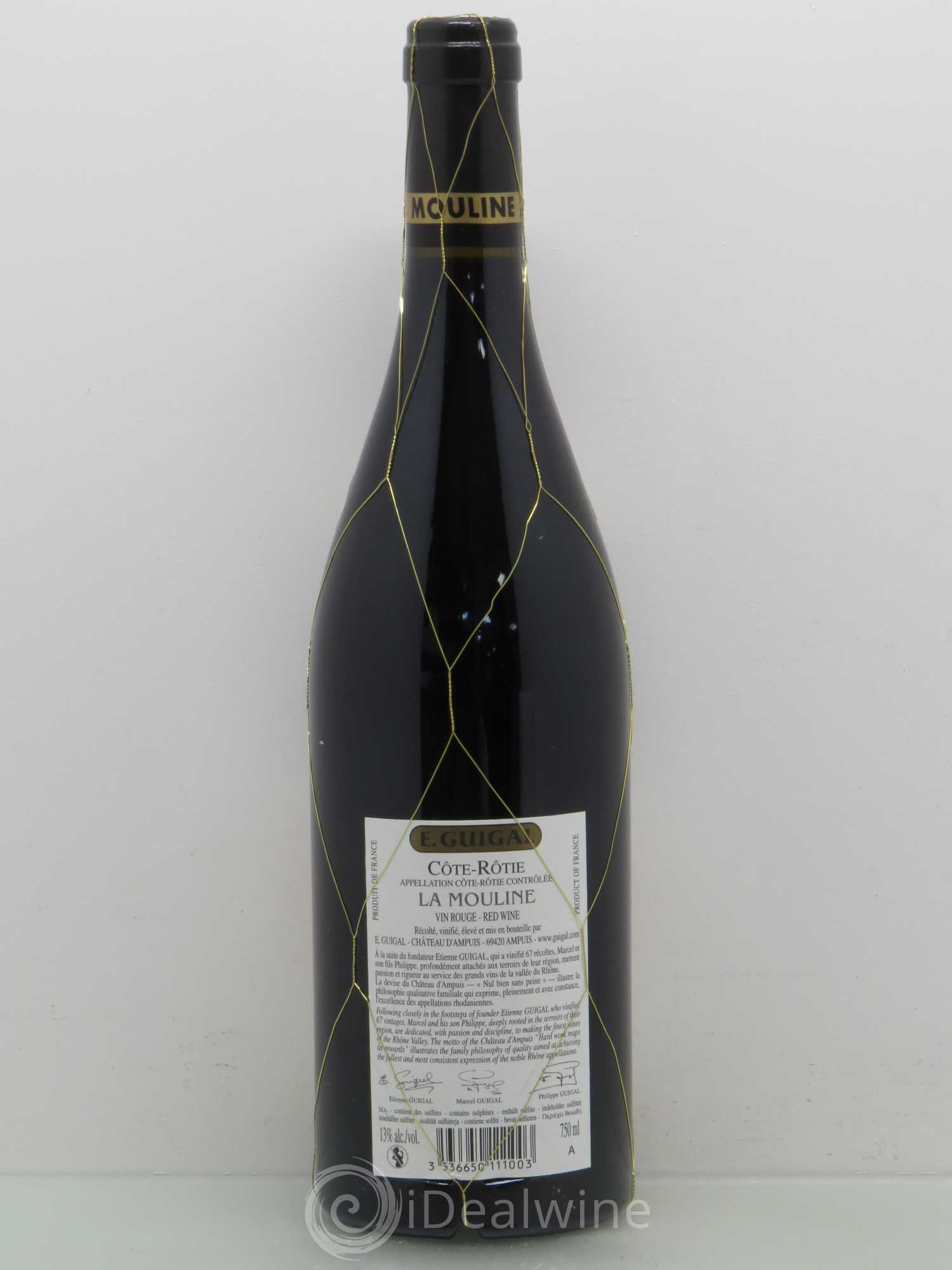 Côte-Rôtie La Mouline Guigal 2009 - Lot de 1 bouteille - 1