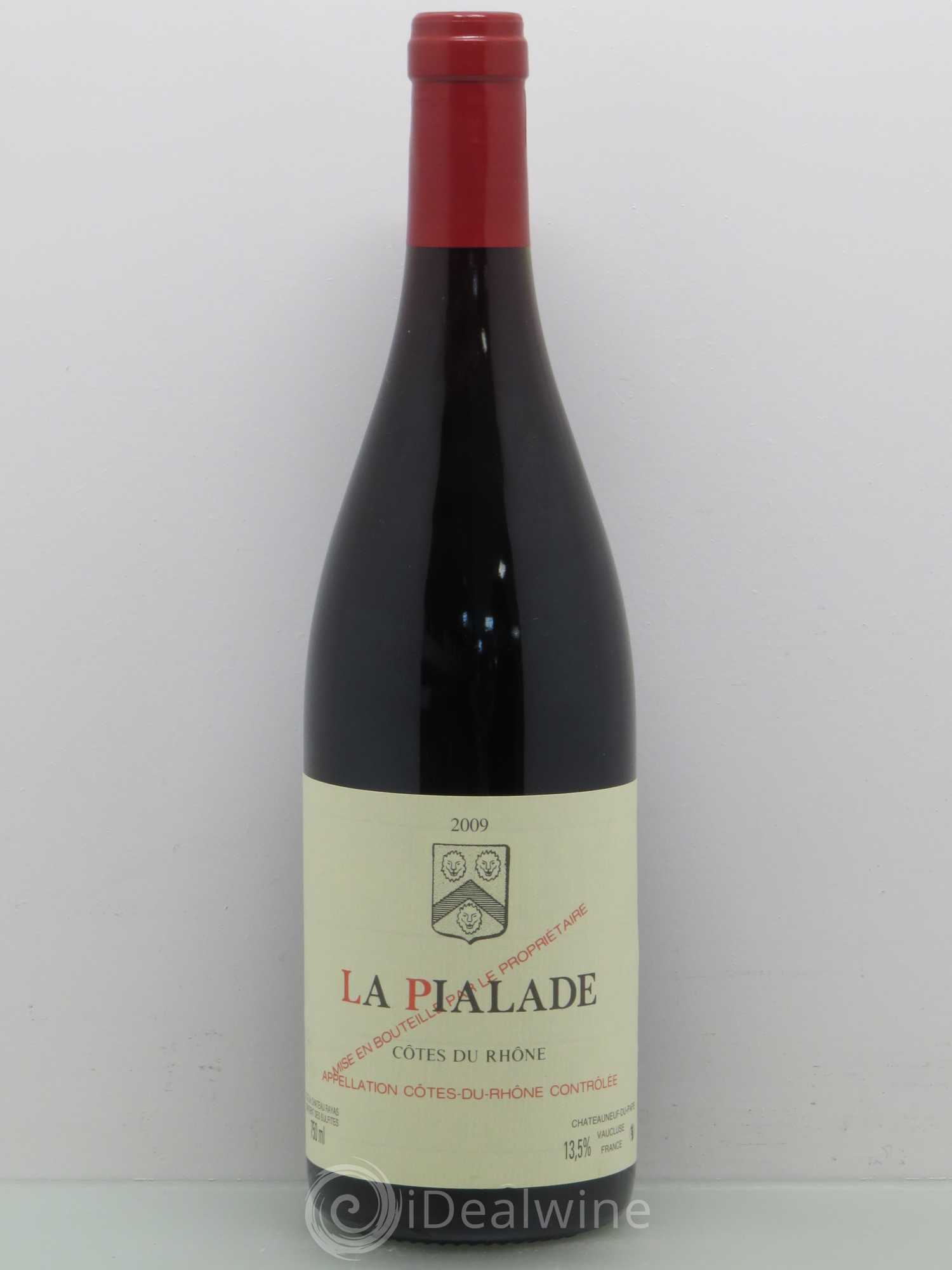 Côtes-du-Rhône La Pialade Emmanuel Reynaud 2009 - Lot de 1 bouteille - 0
