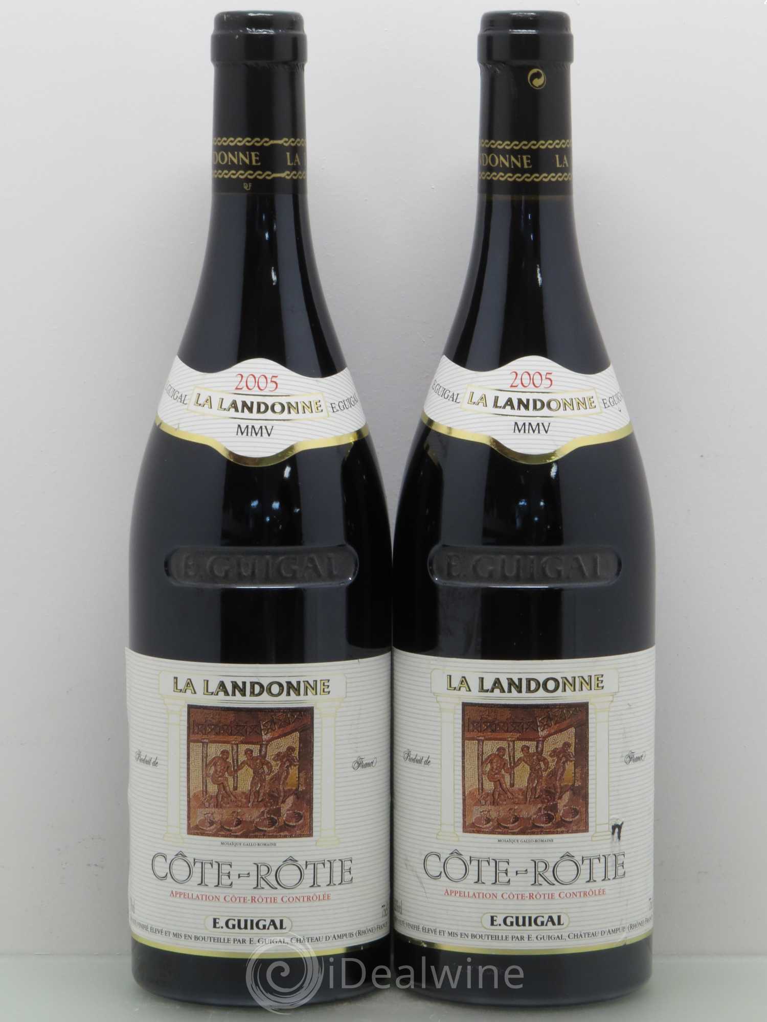 Côte-Rôtie La Landonne Guigal 2005 - Lot de 2 bouteilles - 0