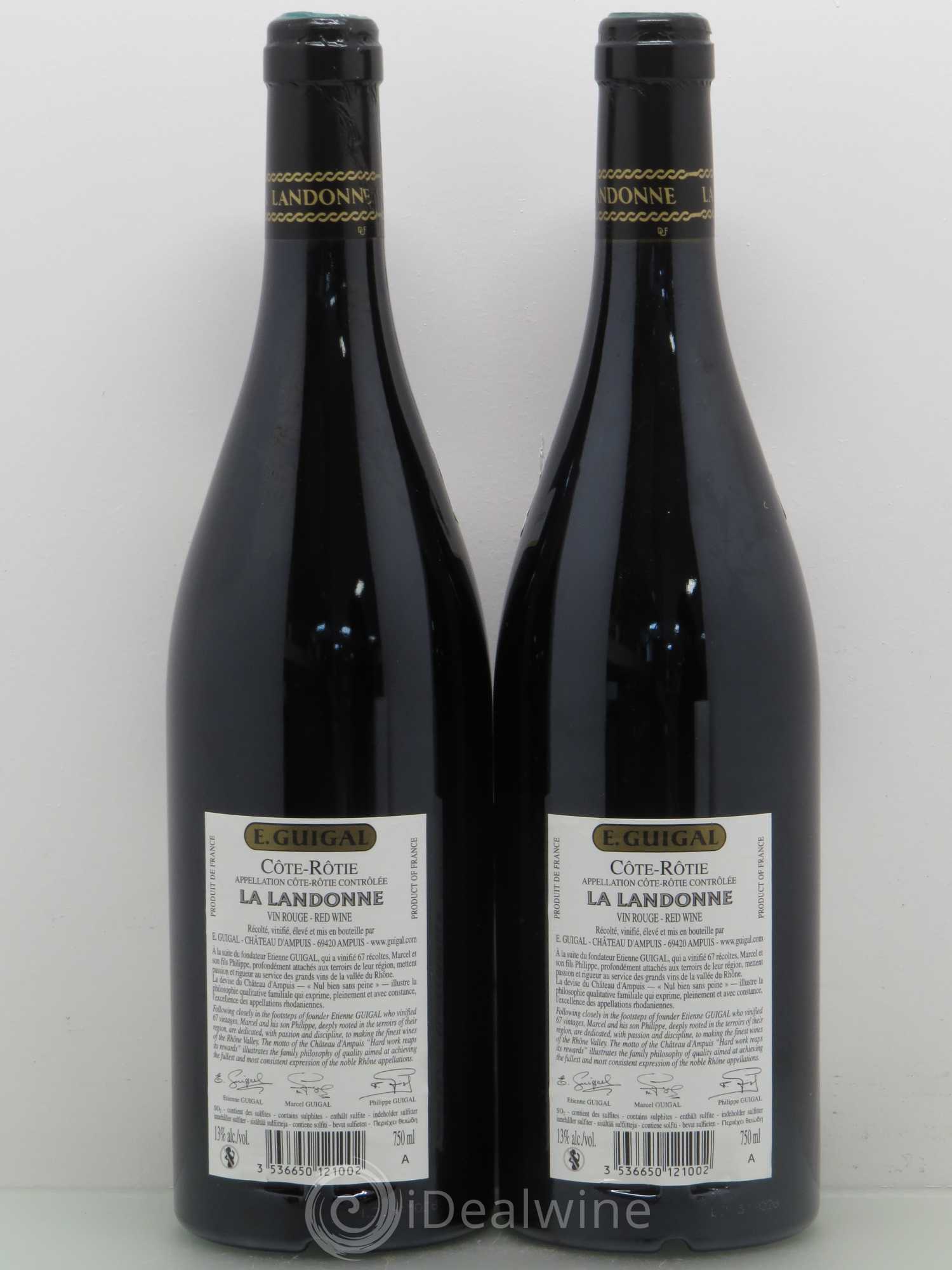 Côte-Rôtie La Landonne Guigal 2007 - Lot de 2 bouteilles - 1