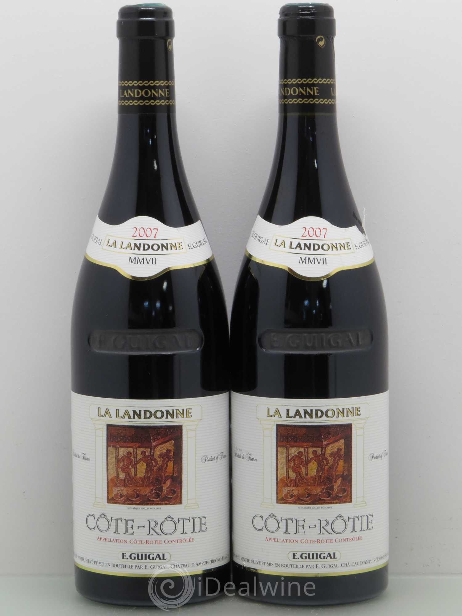 Côte-Rôtie La Landonne Guigal 2007 - Lot de 2 bouteilles - 0