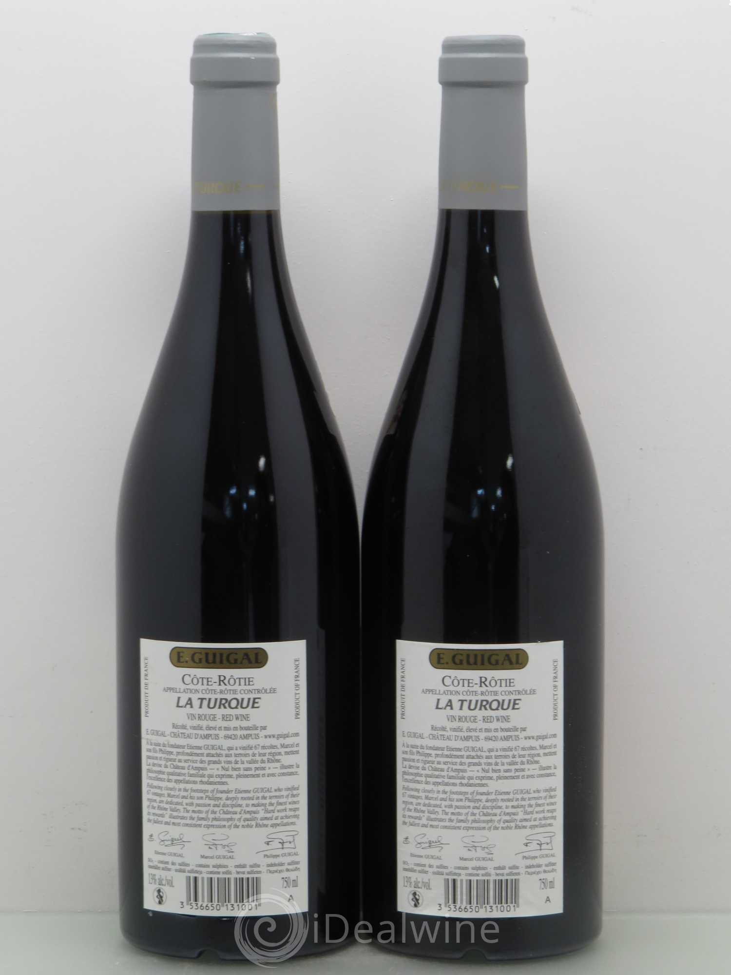 Côte-Rôtie La Turque Guigal 2009 - Lot de 2 bouteilles - 1