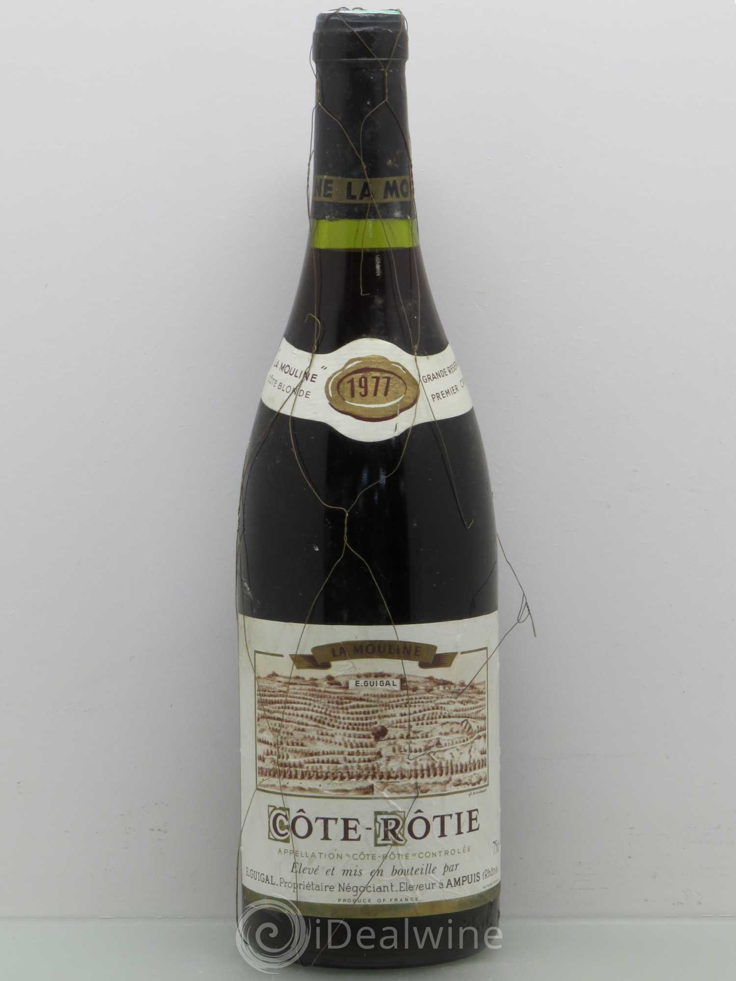 Côte-Rôtie La Mouline Guigal 1977 - Lot de 1 bouteille - 0