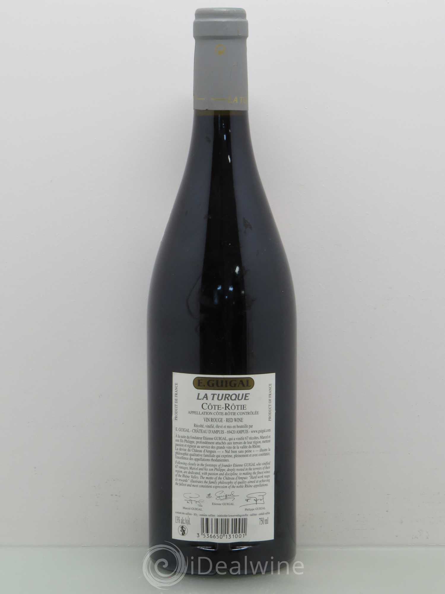 Côte-Rôtie La Turque Guigal 2005 - Lot de 1 bouteille - 1