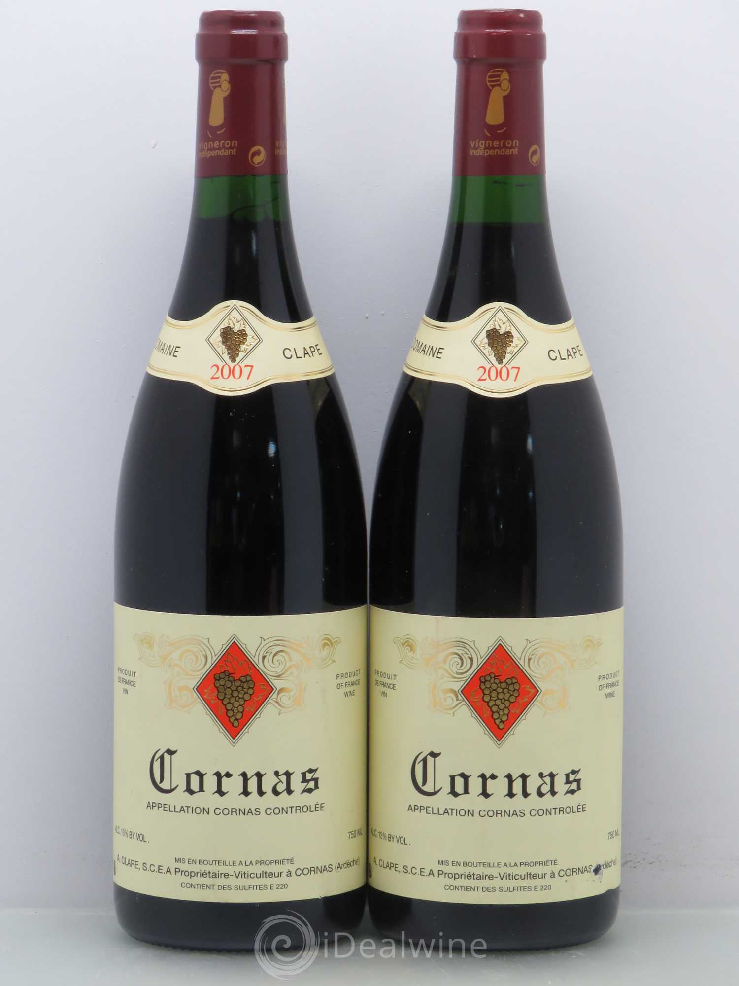 Cornas Auguste Clape 2007 - Lot de 2 bouteilles - 0