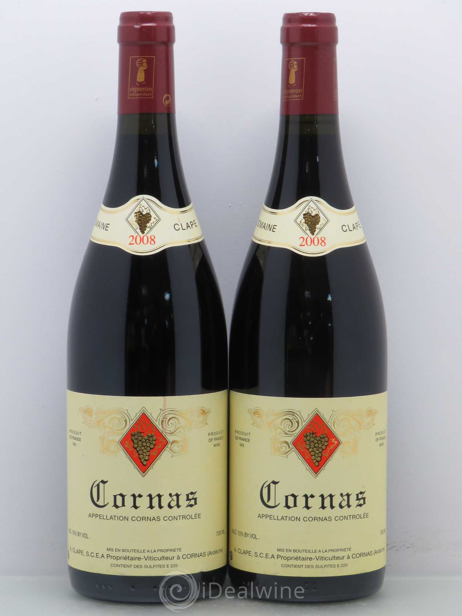 Cornas Auguste Clape 2008 - Lot de 2 bouteilles - 0