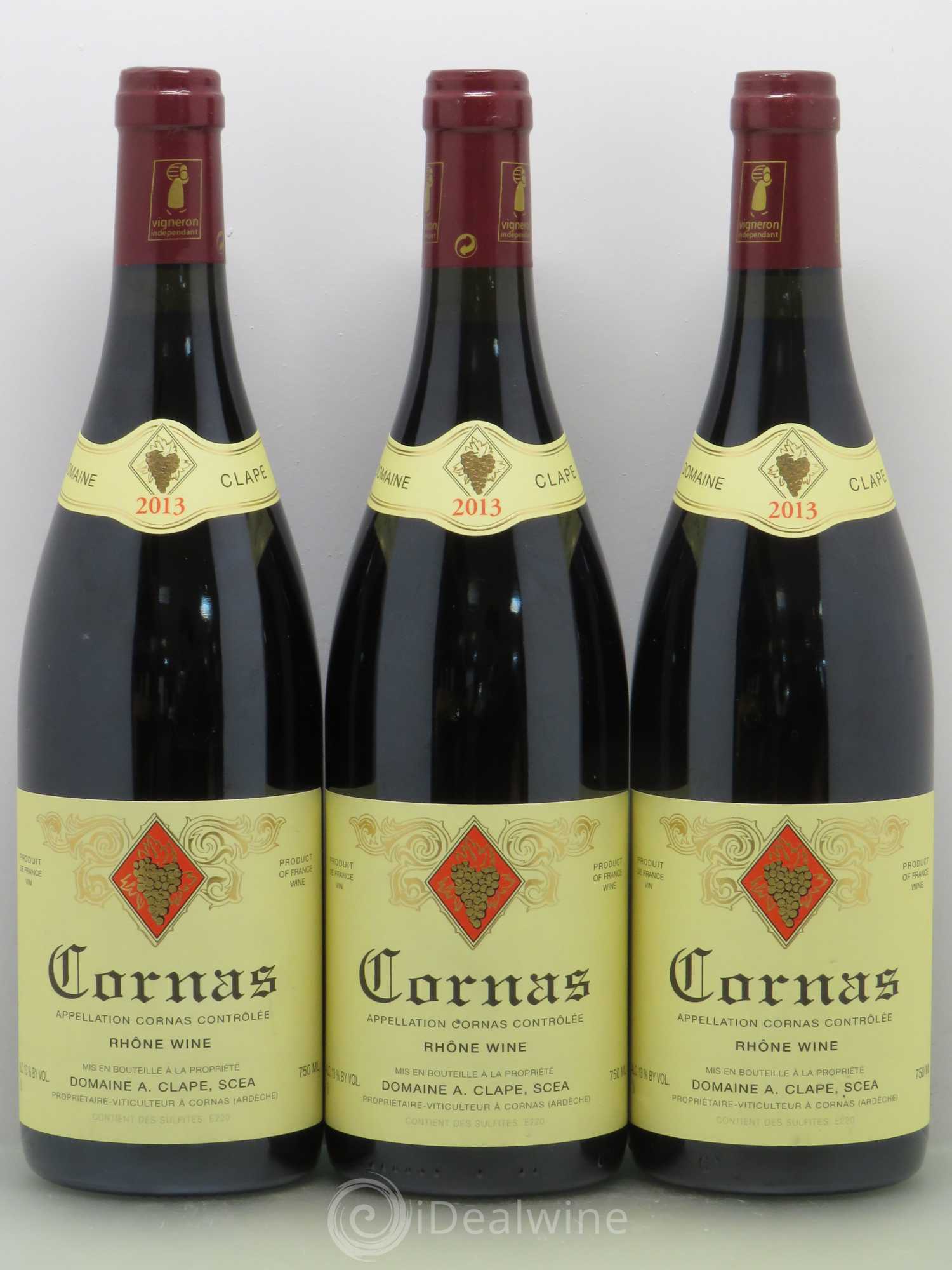 Cornas Auguste Clape 2013 - Lot de 3 bouteilles - 0