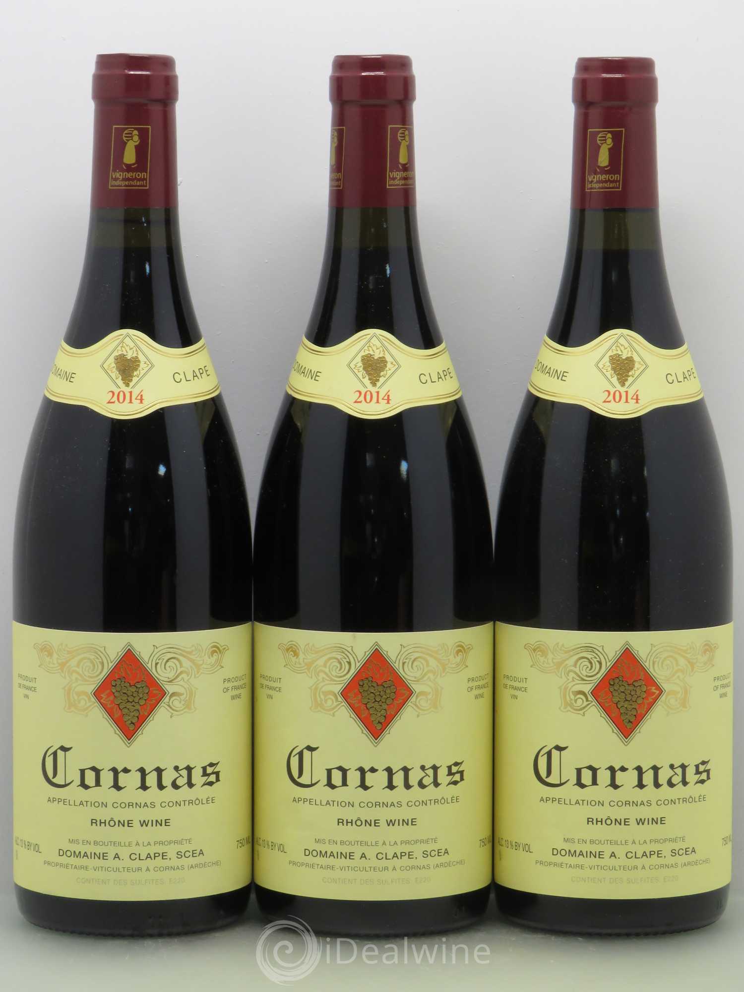 Cornas Auguste Clape 2014 - Lot de 3 bouteilles - 0