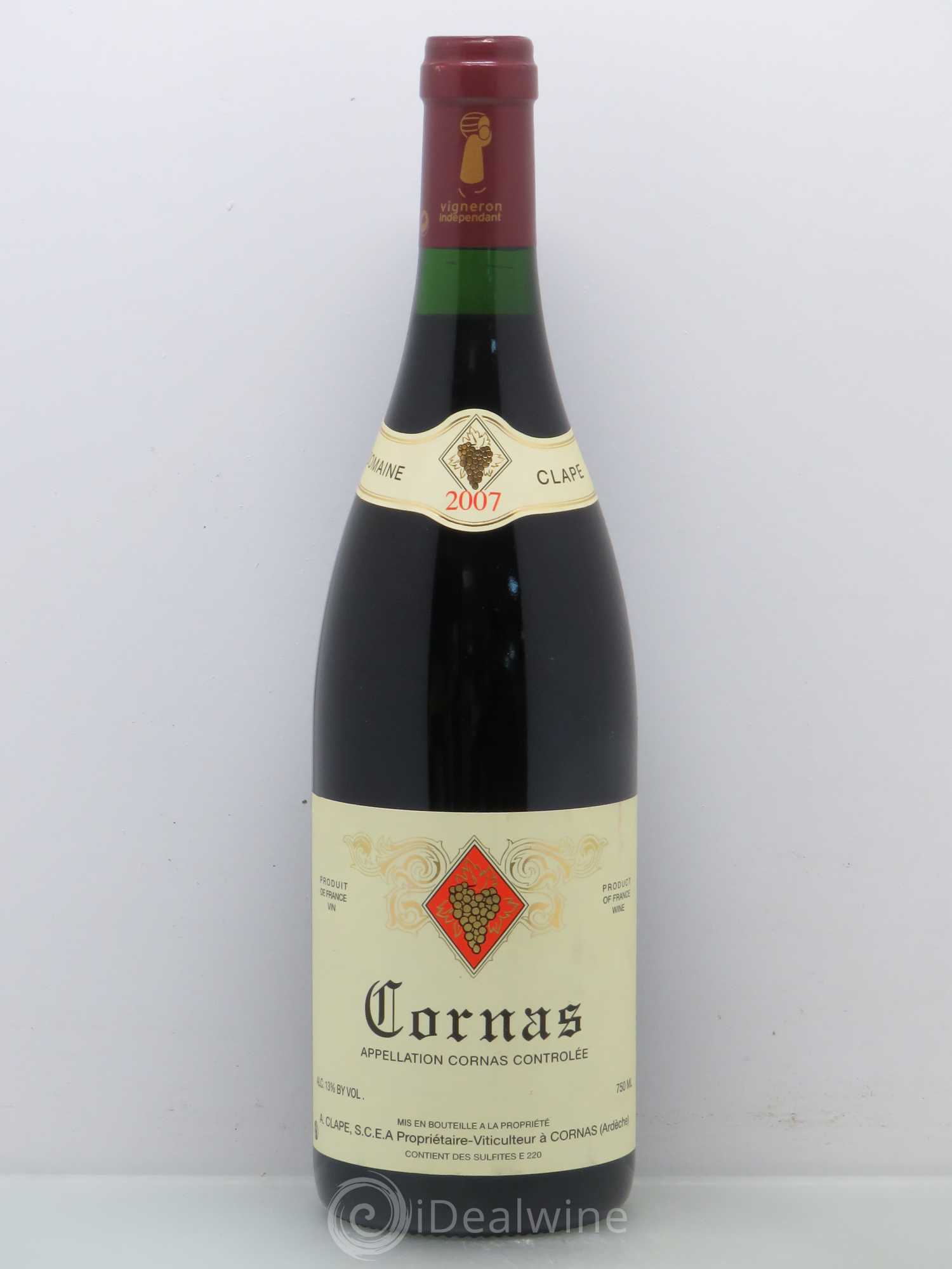 Cornas Auguste Clape 2007 - Lot de 1 bouteille - 0