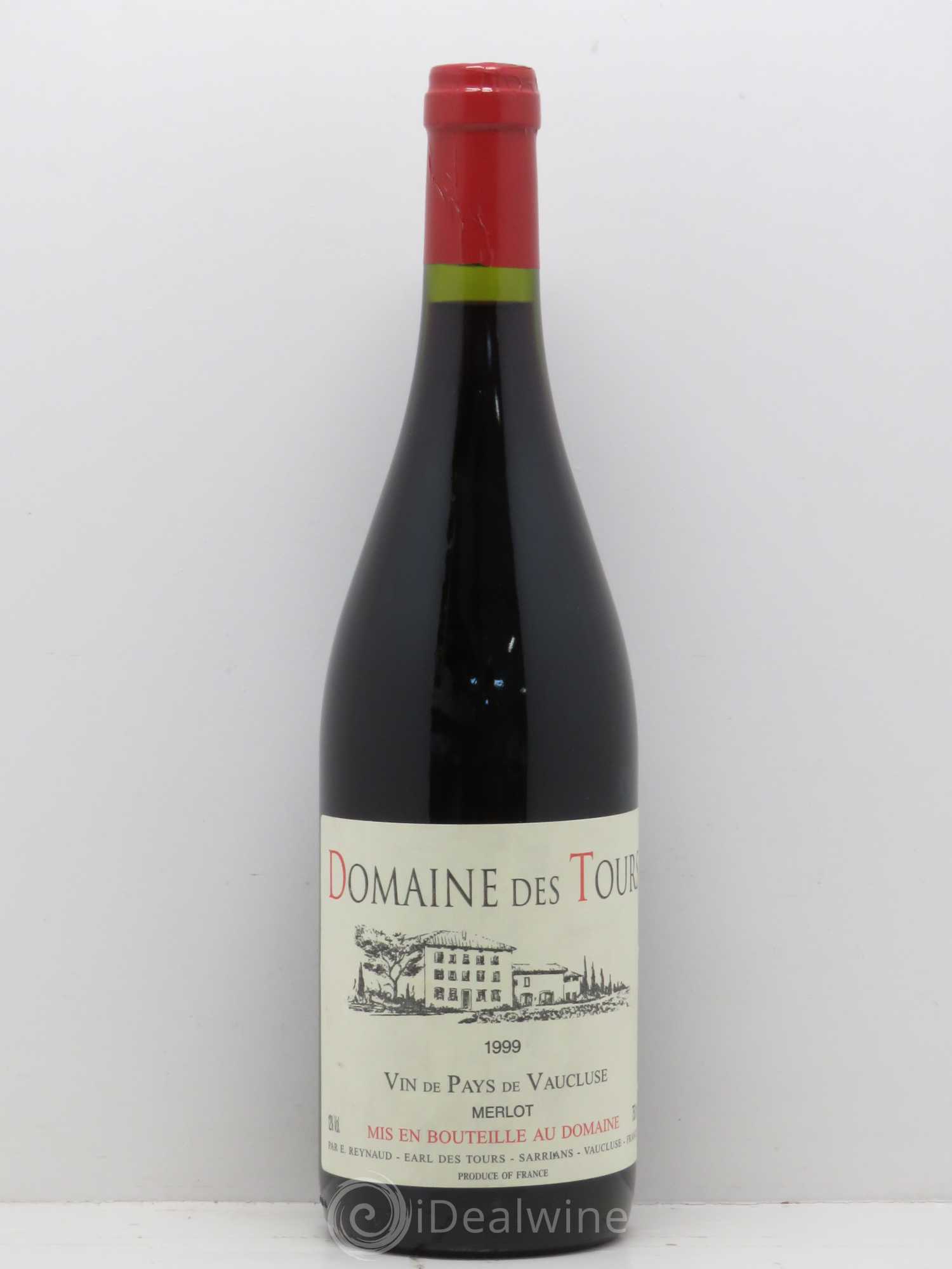 Vaucluse (Vin de Pays de Vaucluse) Domaine des Tours Emmanuel Reynaud 1999 - Lot de 1 bouteille - 0