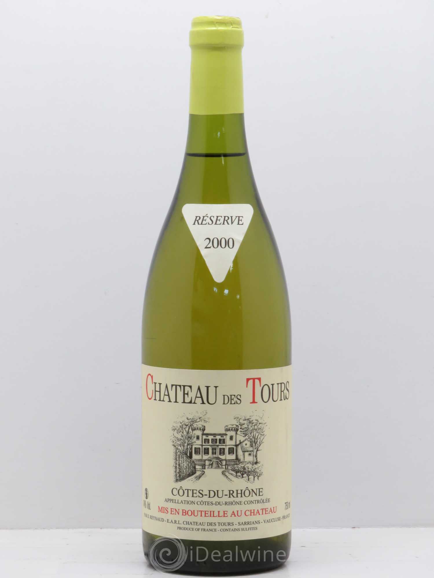 Côtes-du-Rhône Château des Tours Emmanuel Reynaud 2000 - Lot de 1 bouteille - 0