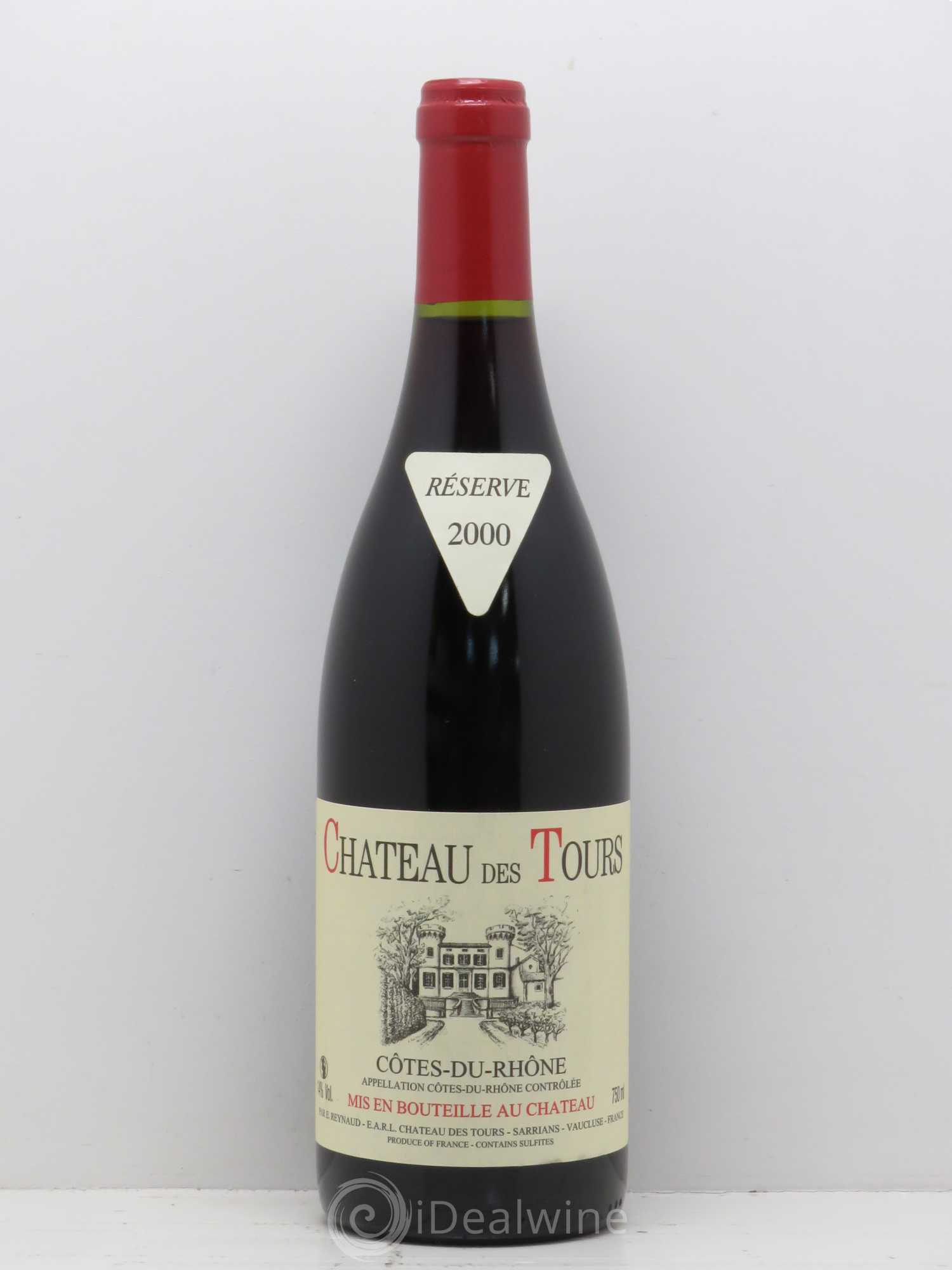 Côtes-du-Rhône Château des Tours Emmanuel Reynaud 2000 - Lot de 1 bouteille - 0