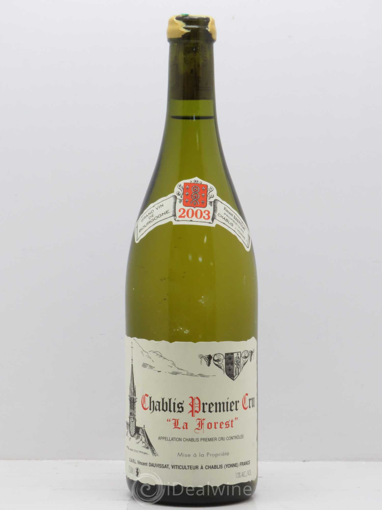 Chablis 1er Cru La Forest Vincent Dauvissat (Domaine) 2003 - Lot de 1 bouteille - 0