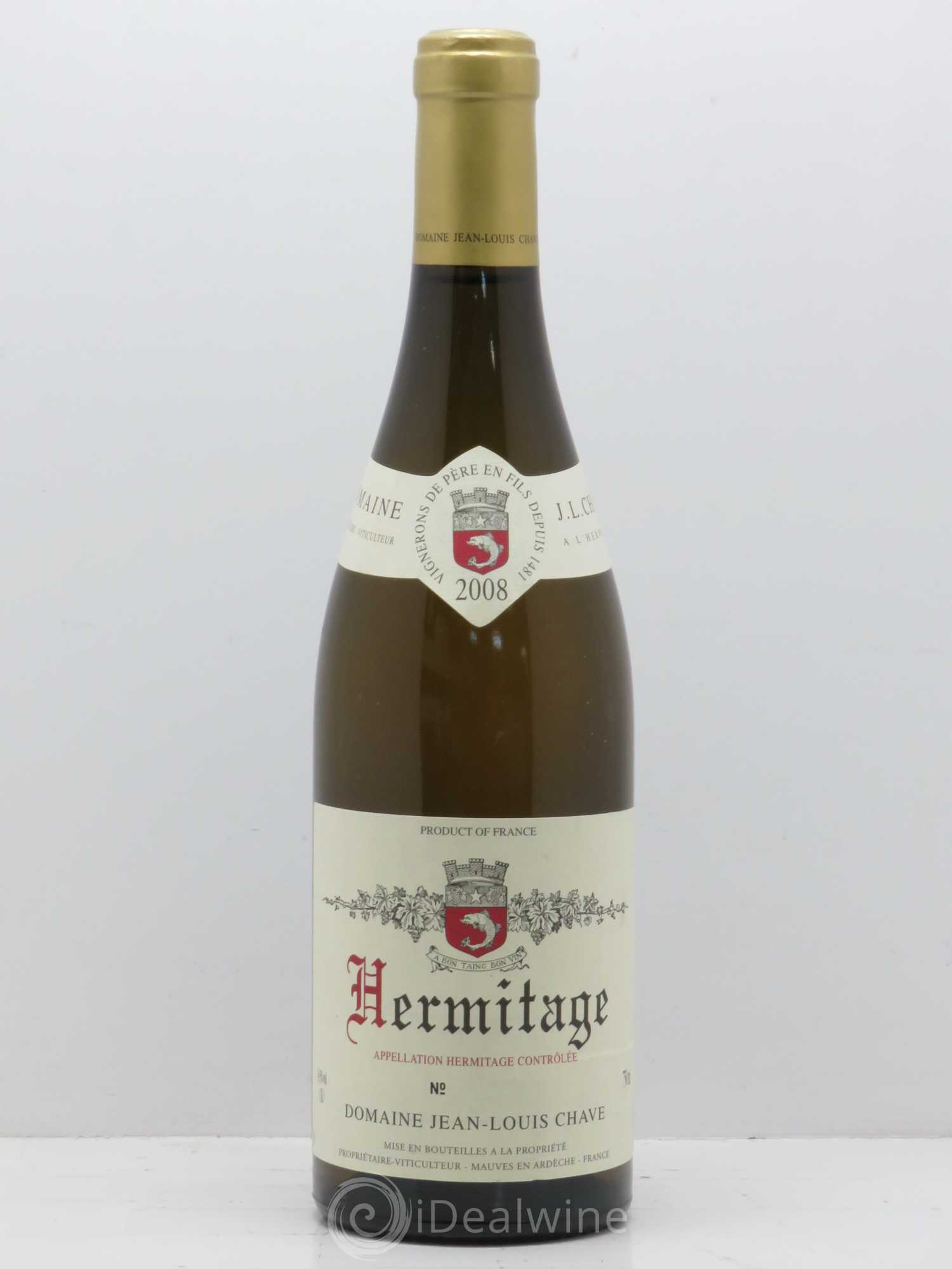 Hermitage Jean-Louis Chave 2008 - Lot de 1 bouteille - 0