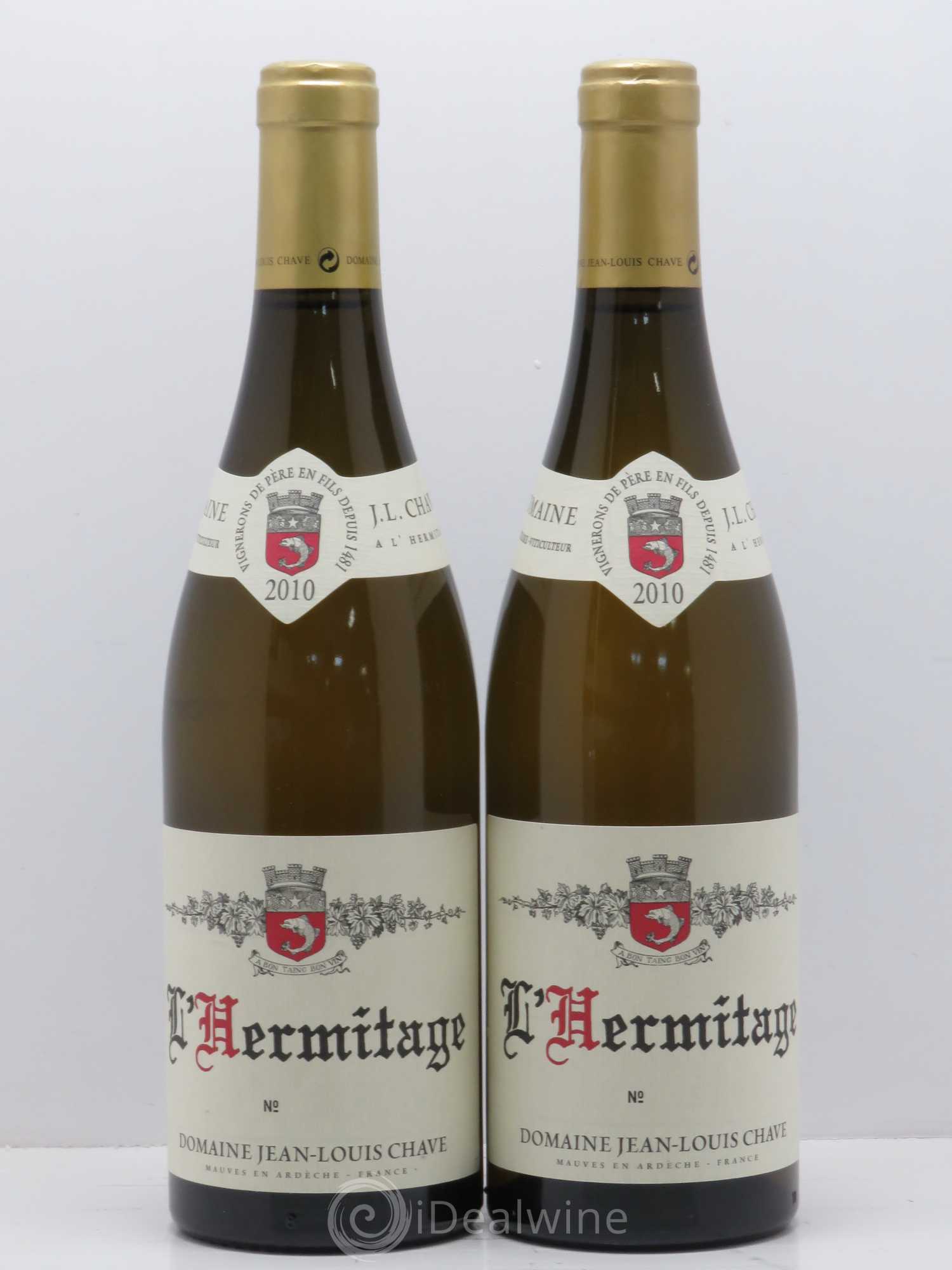 Hermitage Jean-Louis Chave 2010 - Lot de 2 bouteilles - 0