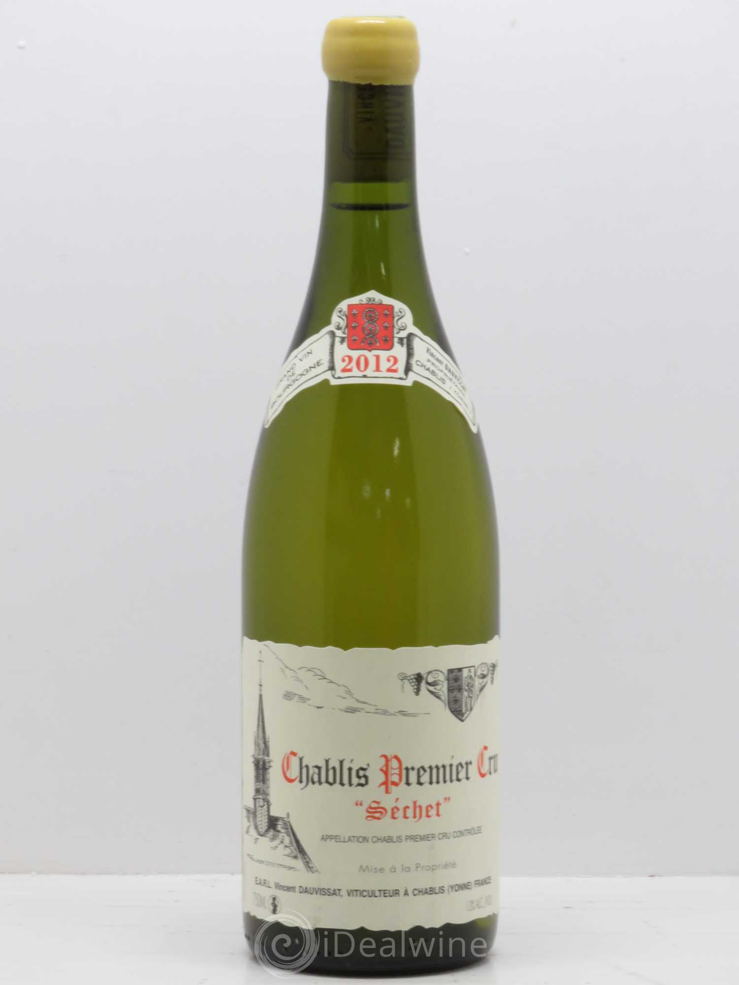 Chablis 1er Cru Séchet Vincent Dauvissat (Domaine) 2012 - Lot de 1 bouteille - 0