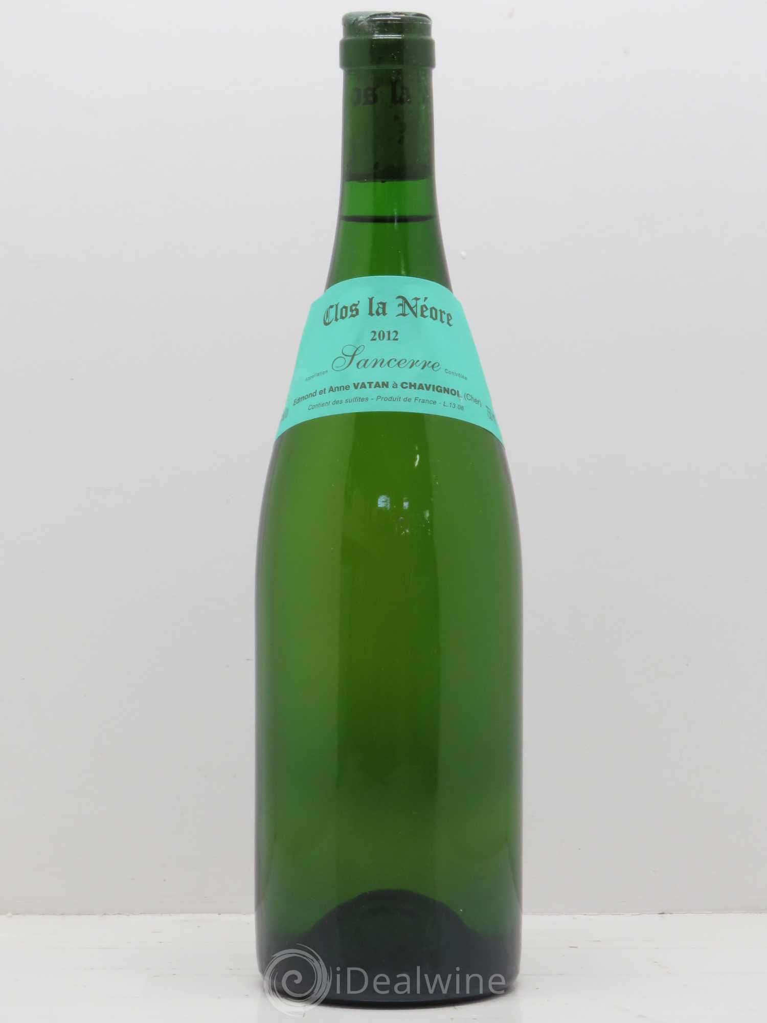 Sancerre Clos la Neore Edmond Vatan 2012 - Lot de 1 bouteille - 0