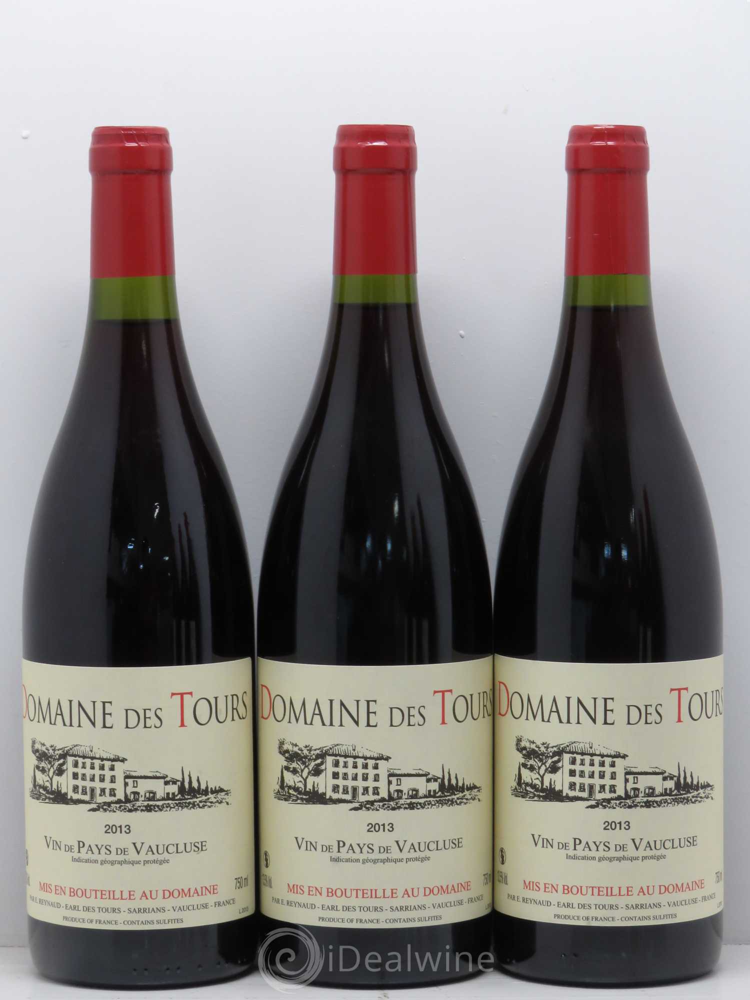 Vaucluse (Vin de Pays de Vaucluse) Domaine des Tours Emmanuel Reynaud 2013 - Lot de 6 bouteilles - 1