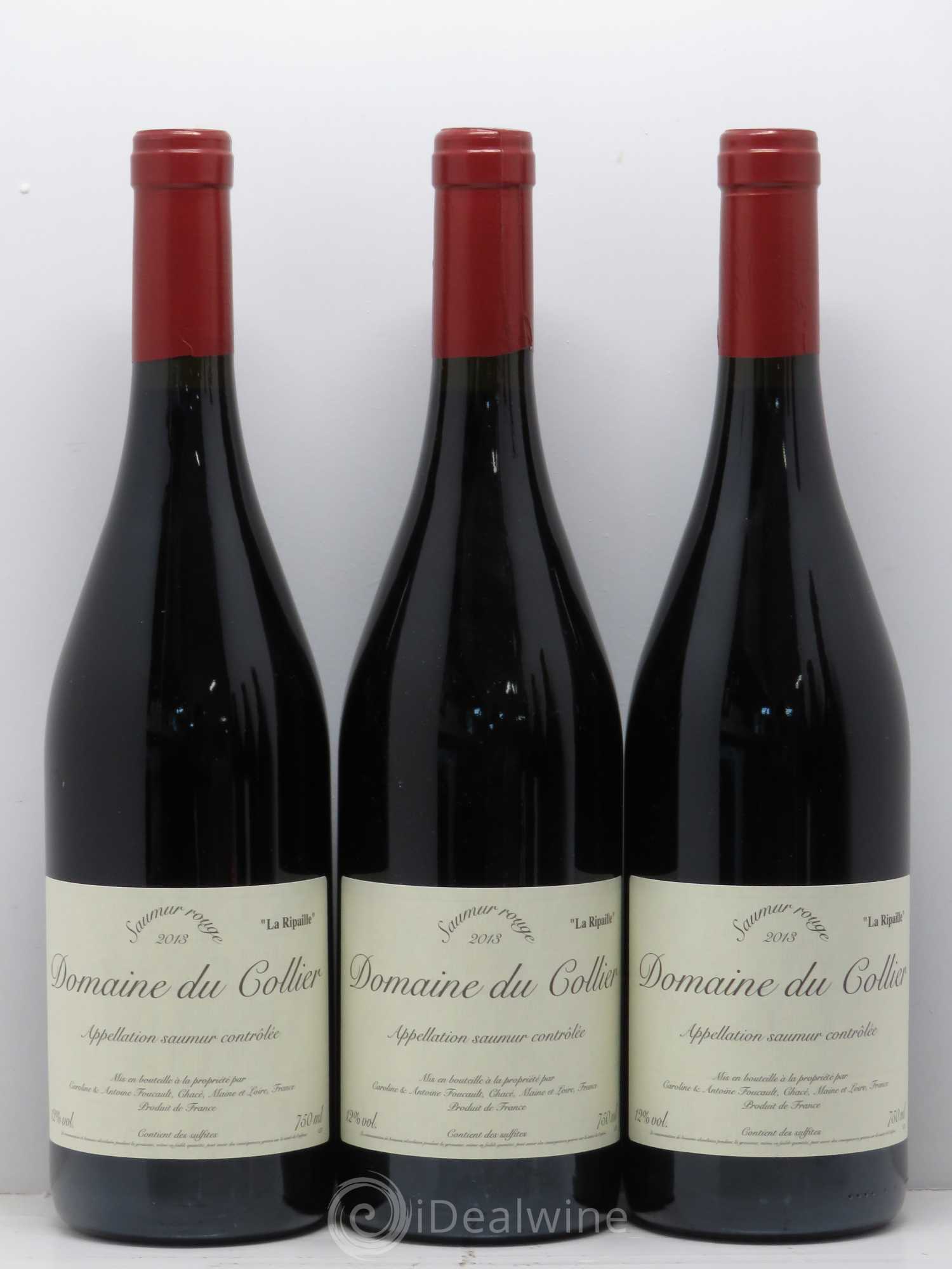 Saumur La Ripaille Domaine du Collier 2013 - Lot de 6 bouteilles - 1