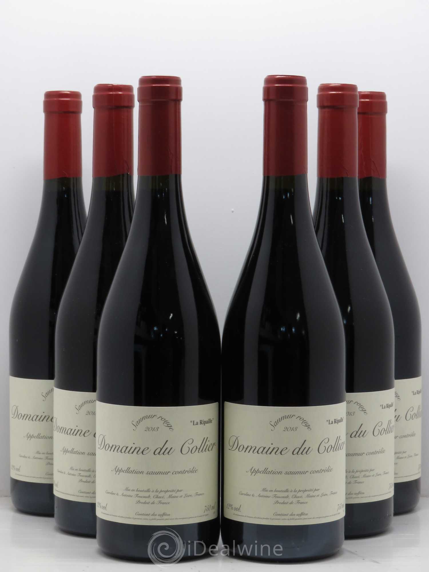 Saumur La Ripaille Domaine du Collier 2013 - Lot de 6 bouteilles - 0
