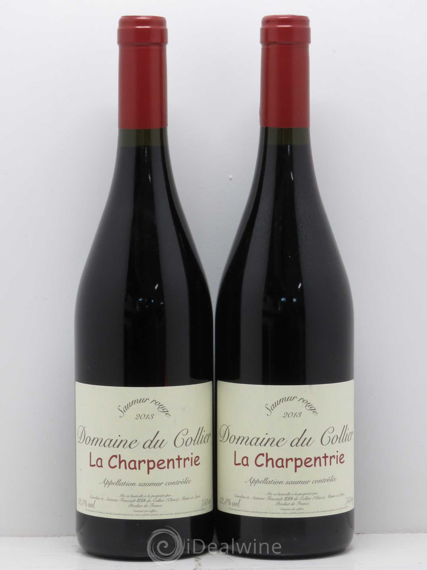 Saumur La Charpentrie Domaine du Collier 2013 - Lot de 2 bouteilles - 0