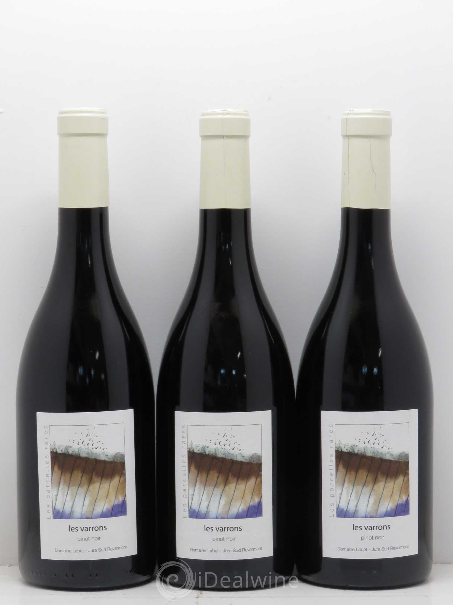 Divers Jura Pinot Noir Les Varrons - Labet 2016 - Posten von 3 Flaschen - 0