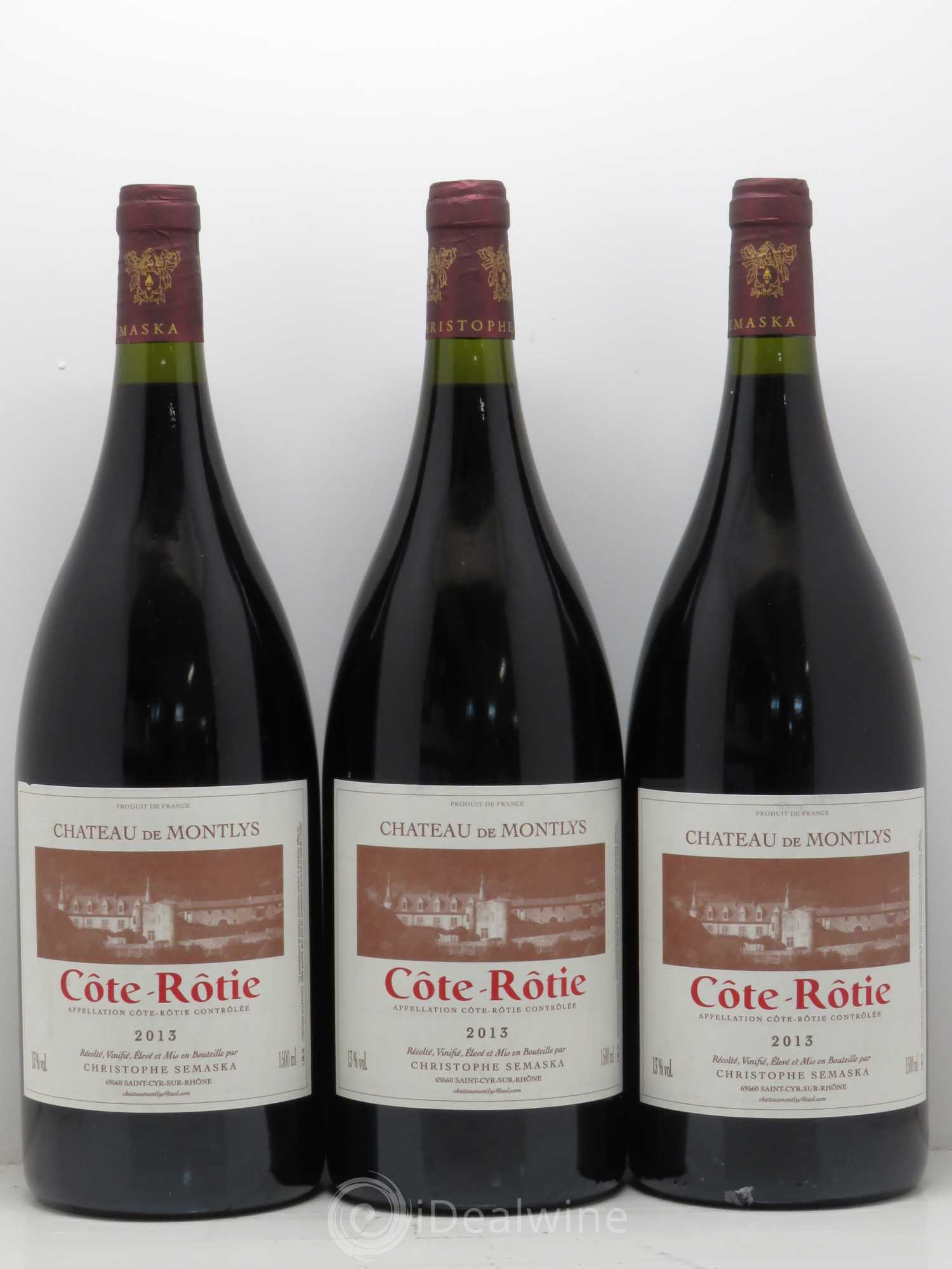 Côte-Rôtie Château de Montlys - Semaska 2013 - Posten von 3 Magnum - 0