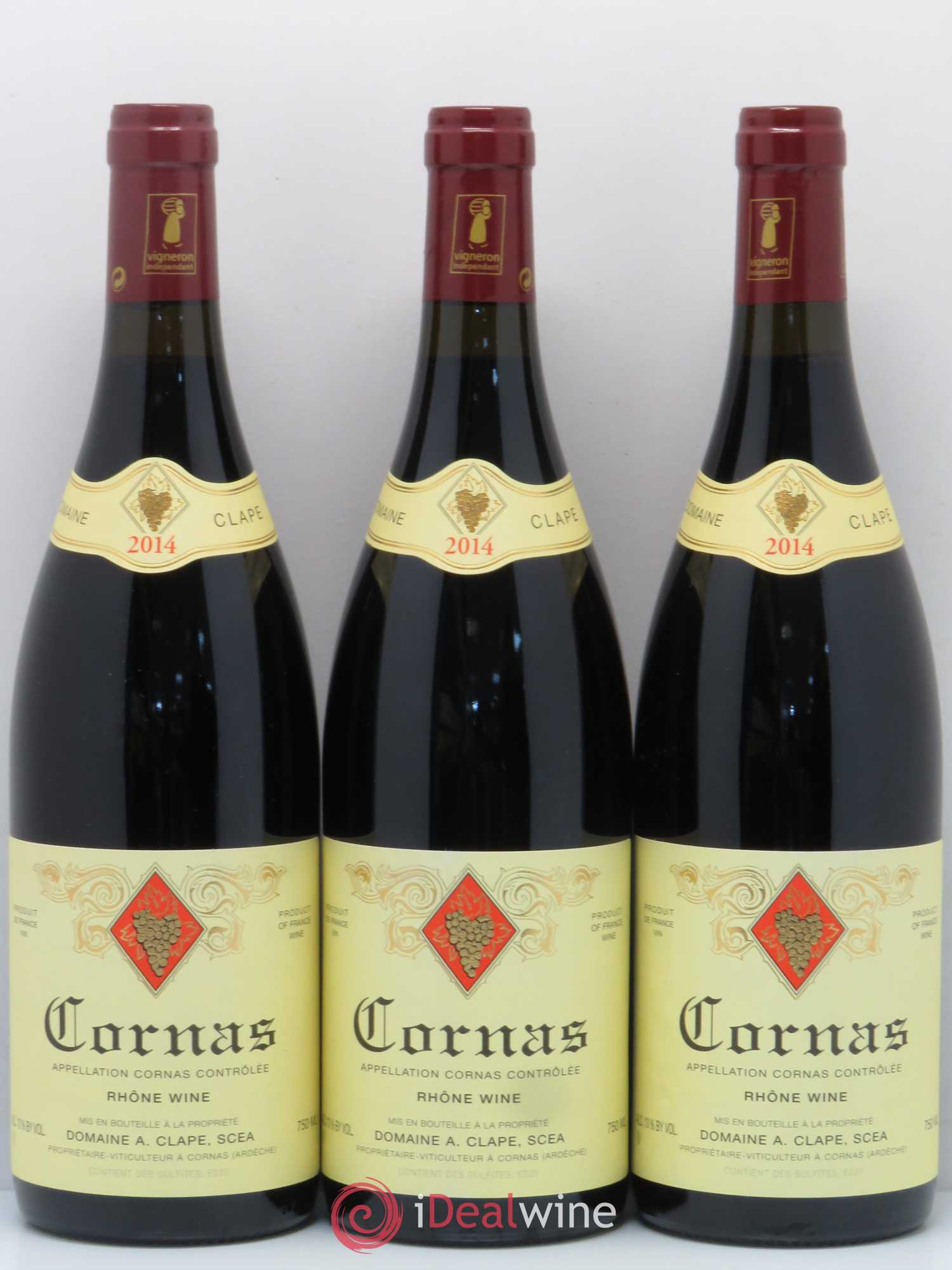 Cornas Auguste Clape 2014 - Posten von 3 Flaschen - 0