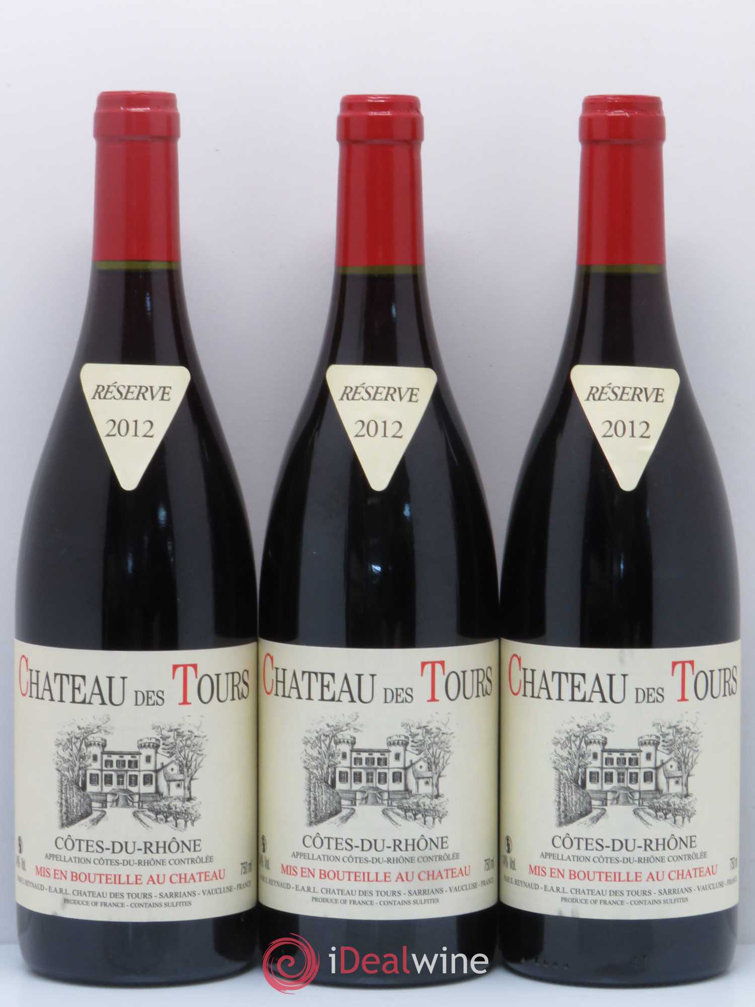 Côtes-du-Rhône Château des Tours Emmanuel Reynaud 2012 - Lot de 12 bouteilles - 3