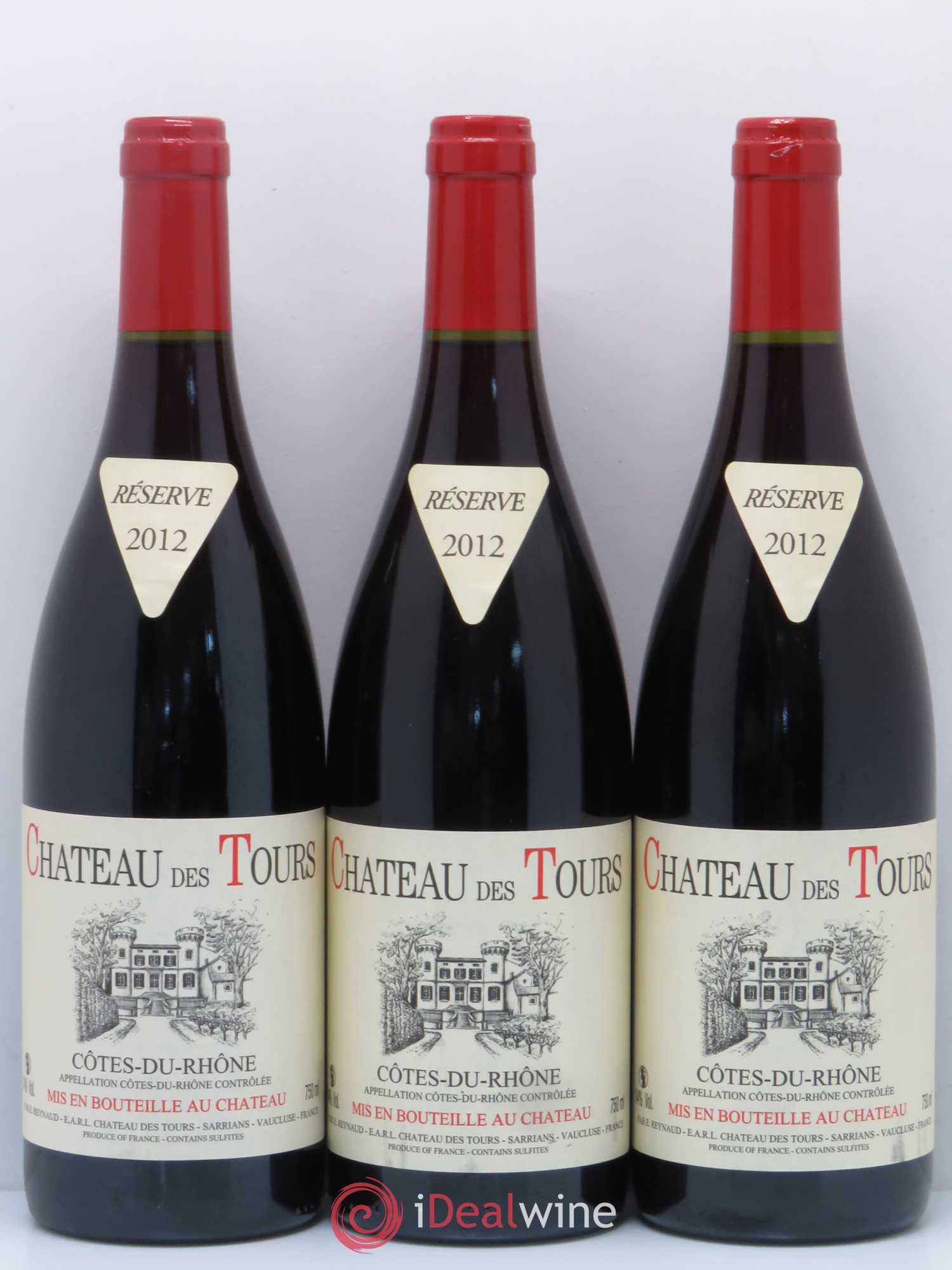 Côtes-du-Rhône Château des Tours Emmanuel Reynaud 2012 - Lot de 12 bouteilles - 4