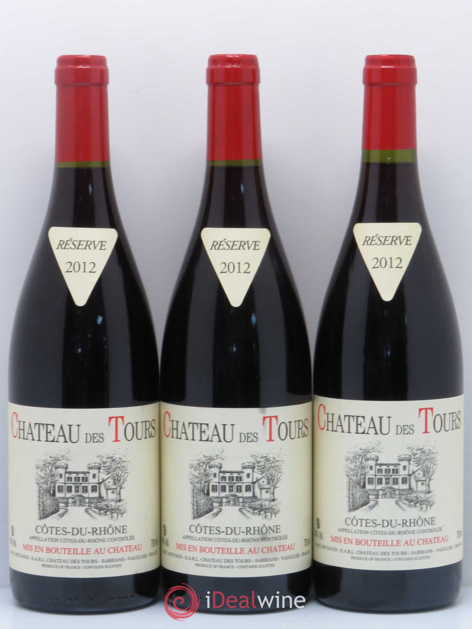 Côtes-du-Rhône Château des Tours Emmanuel Reynaud 2012 - Lot de 6 bouteilles - 2
