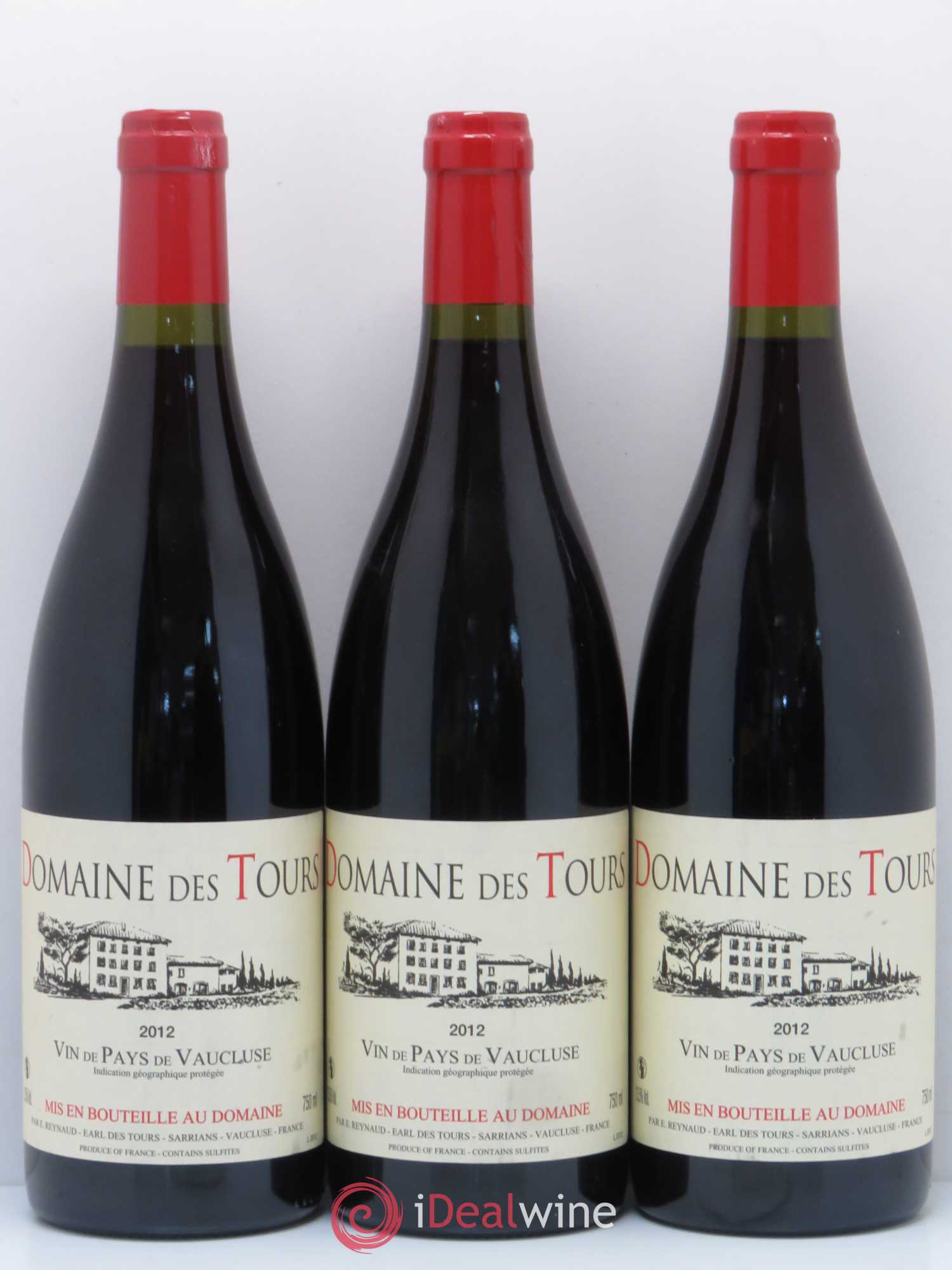 Vaucluse (Vin de Pays de Vaucluse) Domaine des Tours Emmanuel Reynaud 2012 - Lot de 6 bouteilles - 2