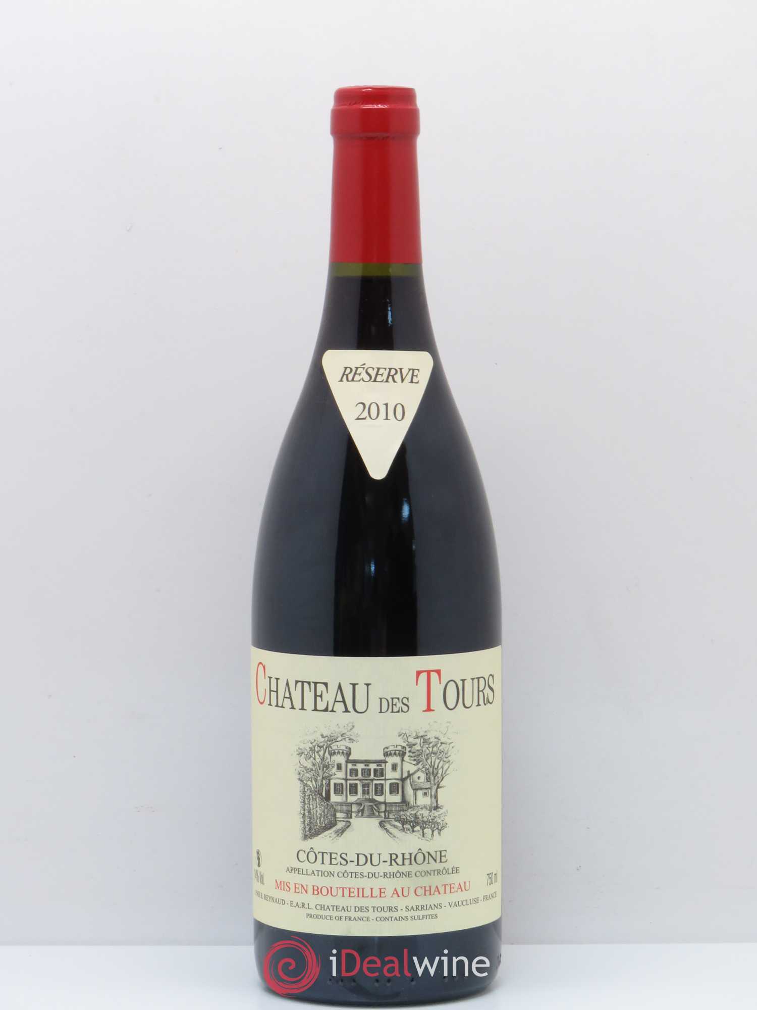 Côtes-du-Rhône Château des Tours Emmanuel Reynaud 2010 - Lot de 1 bouteille - 0