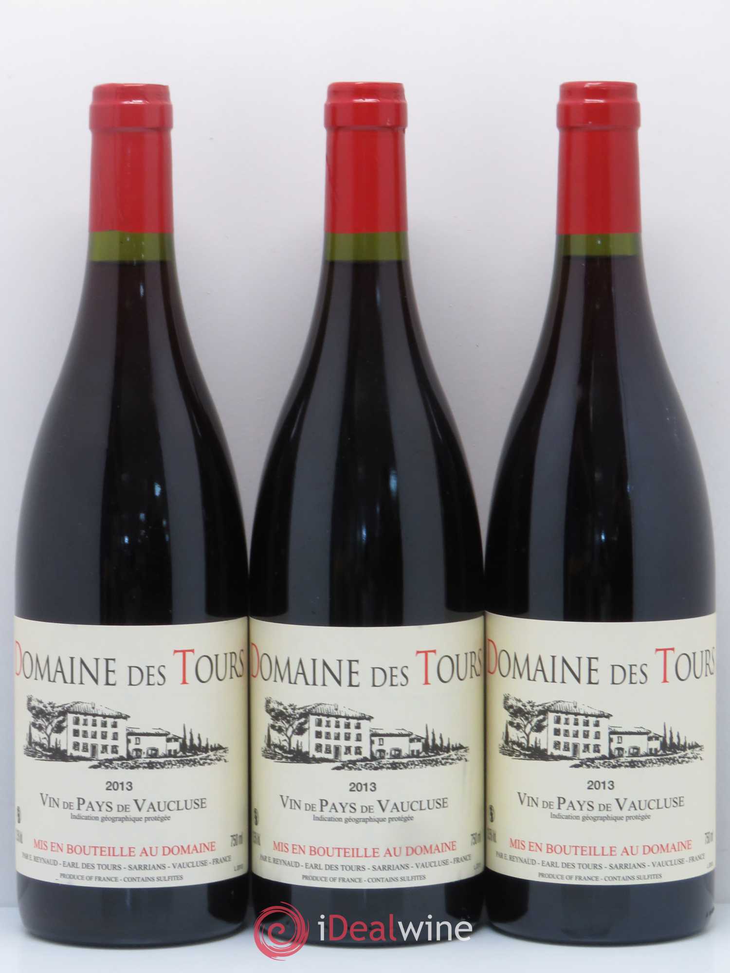 IGP Vaucluse (Vin de Pays de Vaucluse) Domaine des Tours Emmanuel Reynaud 2013 - Lot de 6 bouteilles - 2