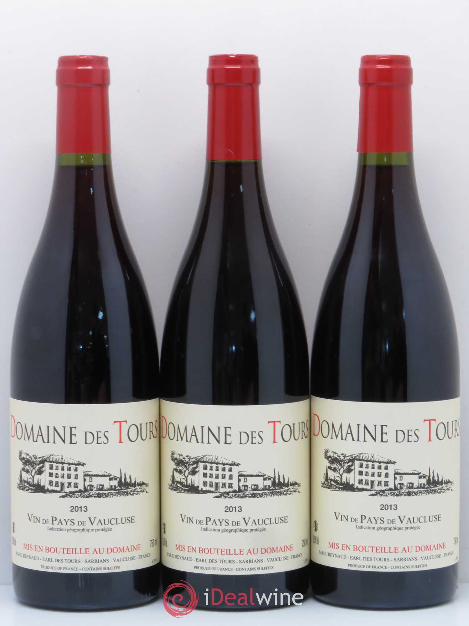 IGP Vaucluse (Vin de Pays de Vaucluse) Domaine des Tours Emmanuel Reynaud 2013 - Lot de 6 bouteilles - 2