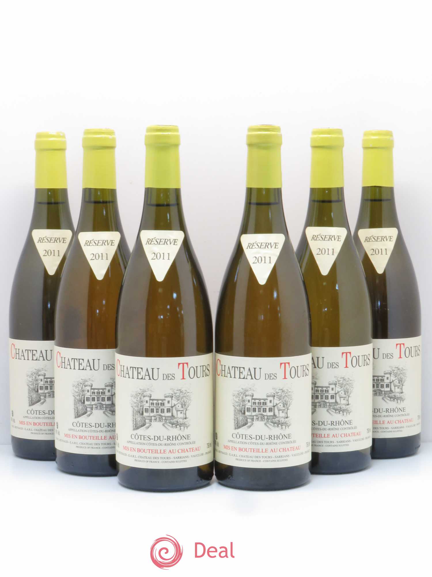 Côtes-du-Rhône Château des Tours Emmanuel Reynaud 2011 - Lot de 6 bouteilles - 0