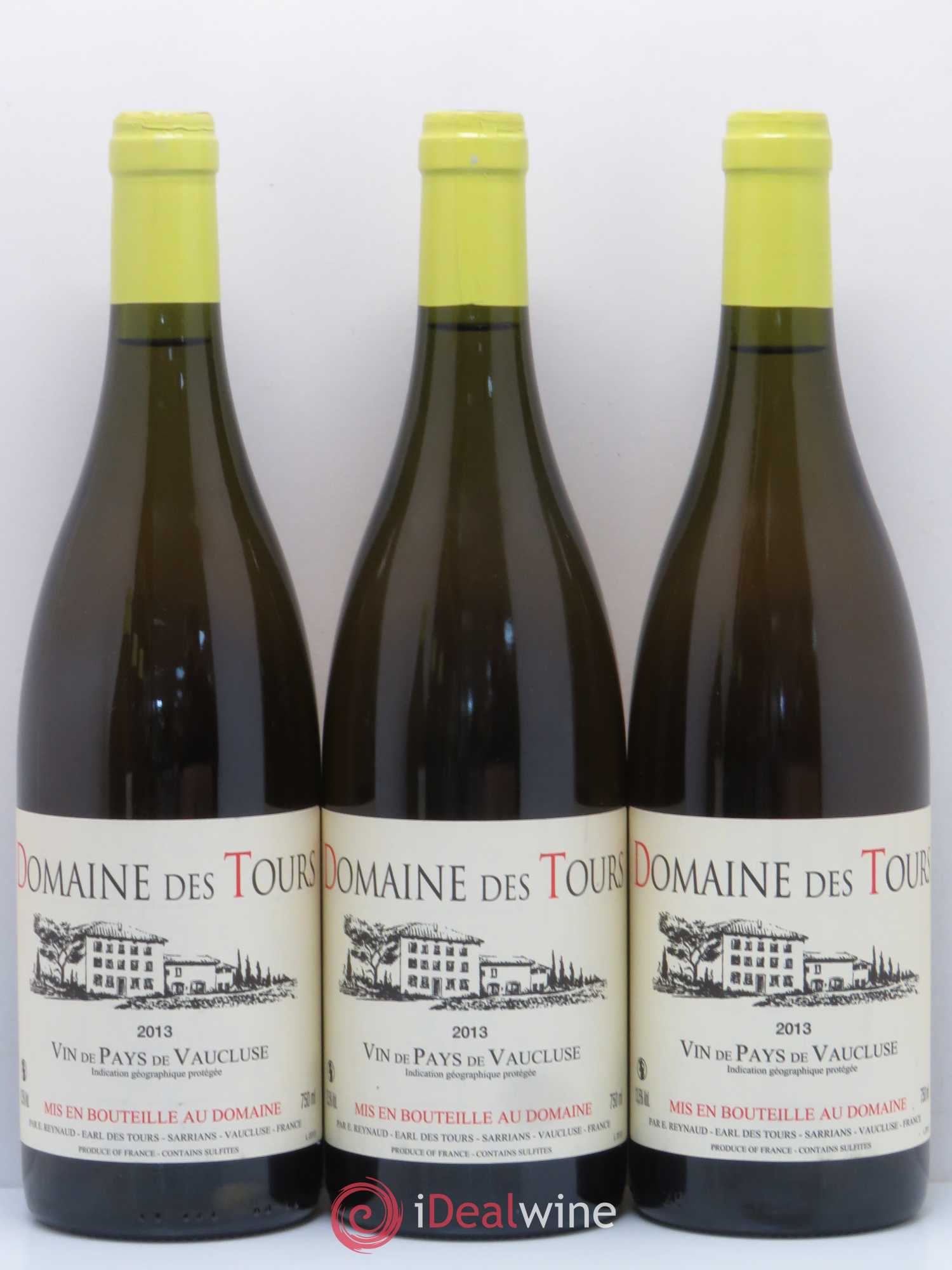 Vaucluse (Vin de Pays de Vaucluse) Domaine des Tours Emmanuel Reynaud 2013 - Lot de 6 bouteilles - 1