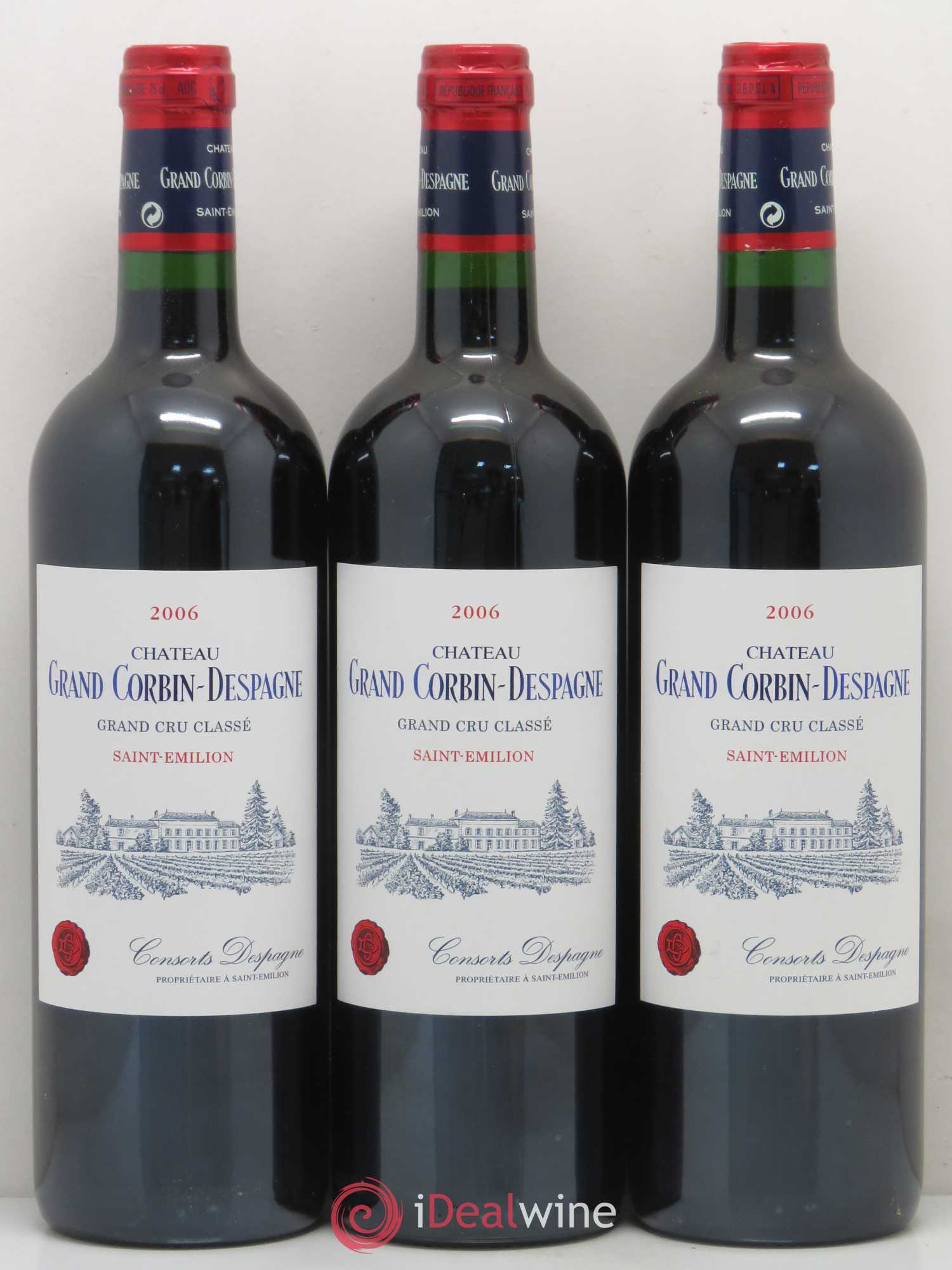 Château Grand Corbin Despagne Grand Cru Classé 2006 - Lot de 12 bouteilles - 4