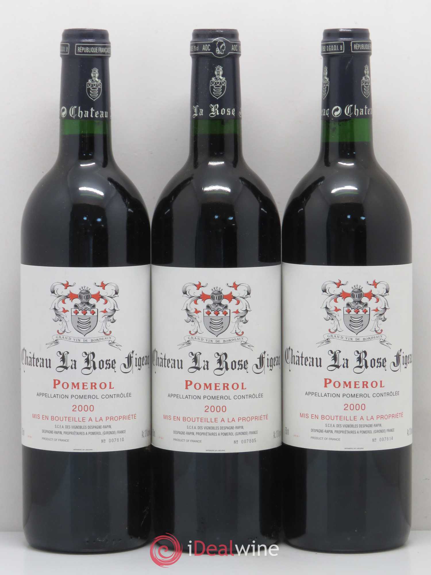 Château la Rose Figeac 2000 - Lot de 12 bouteilles - 3