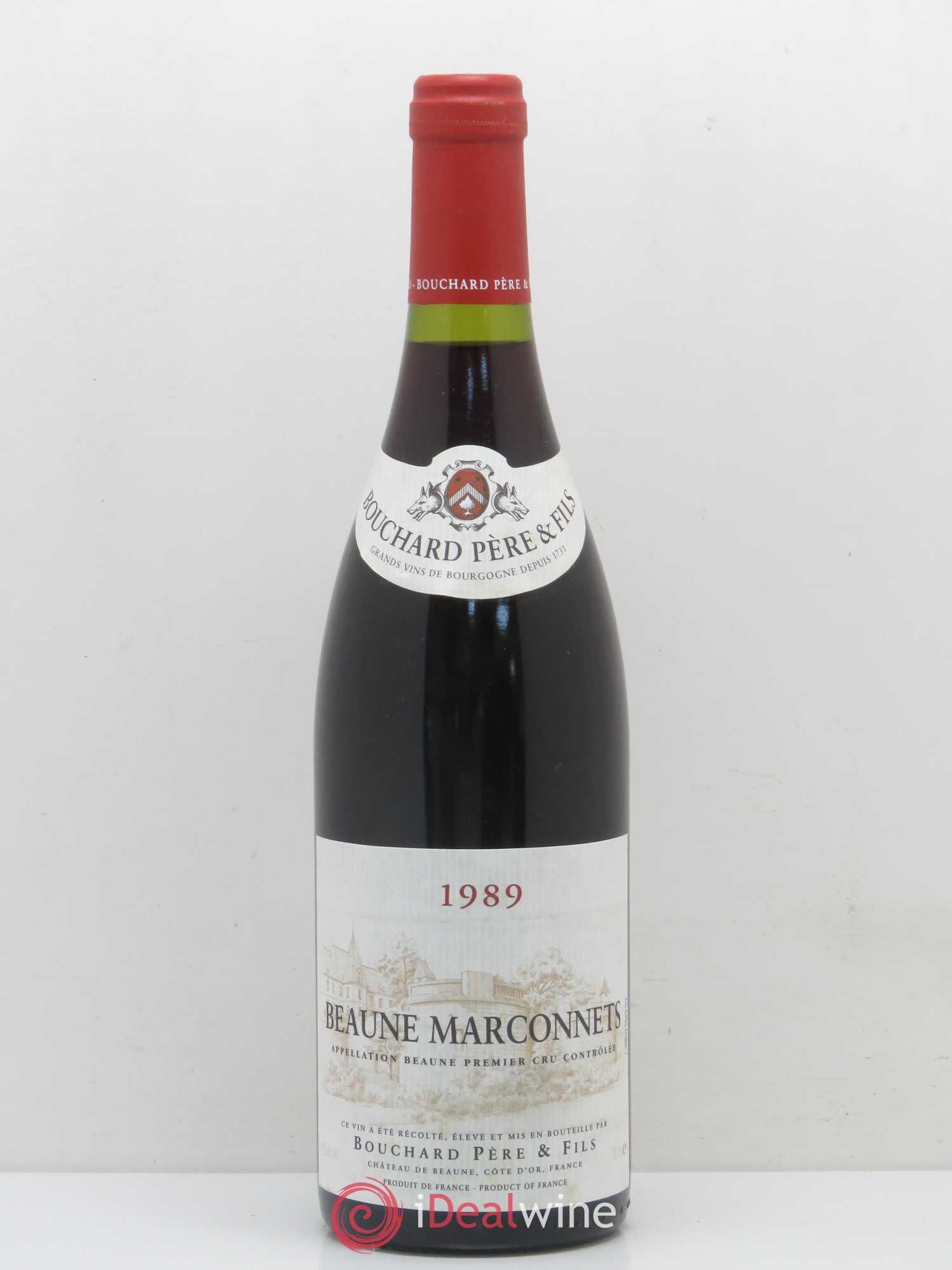 Beaune 1er Cru Marconnets Bouchard Père & Fils 1989 - Lot de 1 bouteille - 0